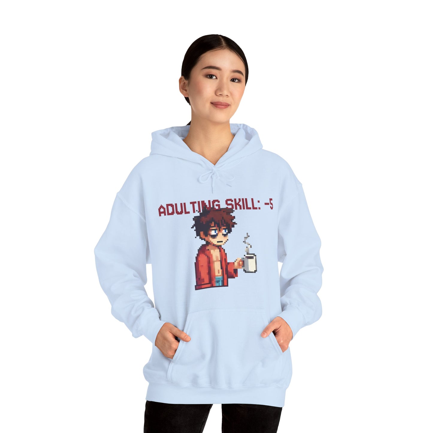 Daily Debuff Hoodie: -5 Adulting