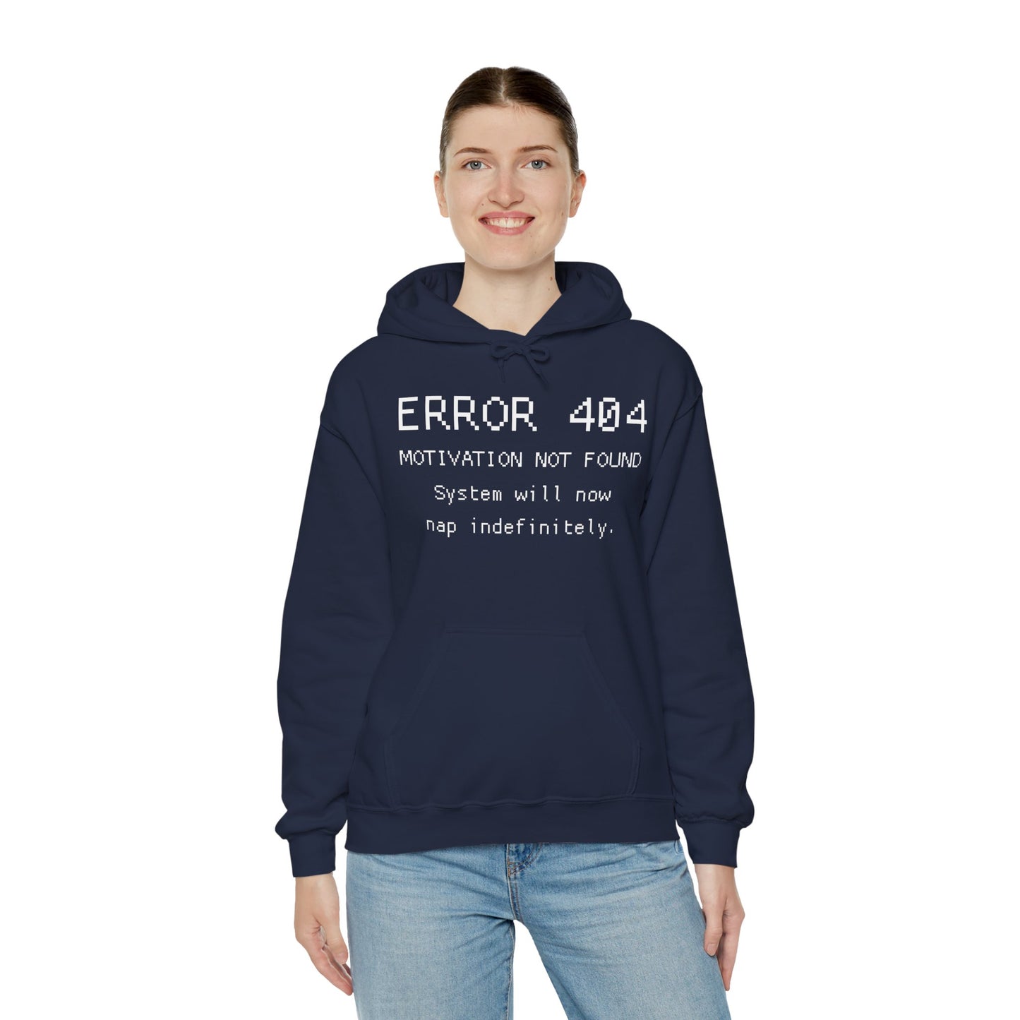 ERROR 404 Hoodie – Nap Mode Enabled