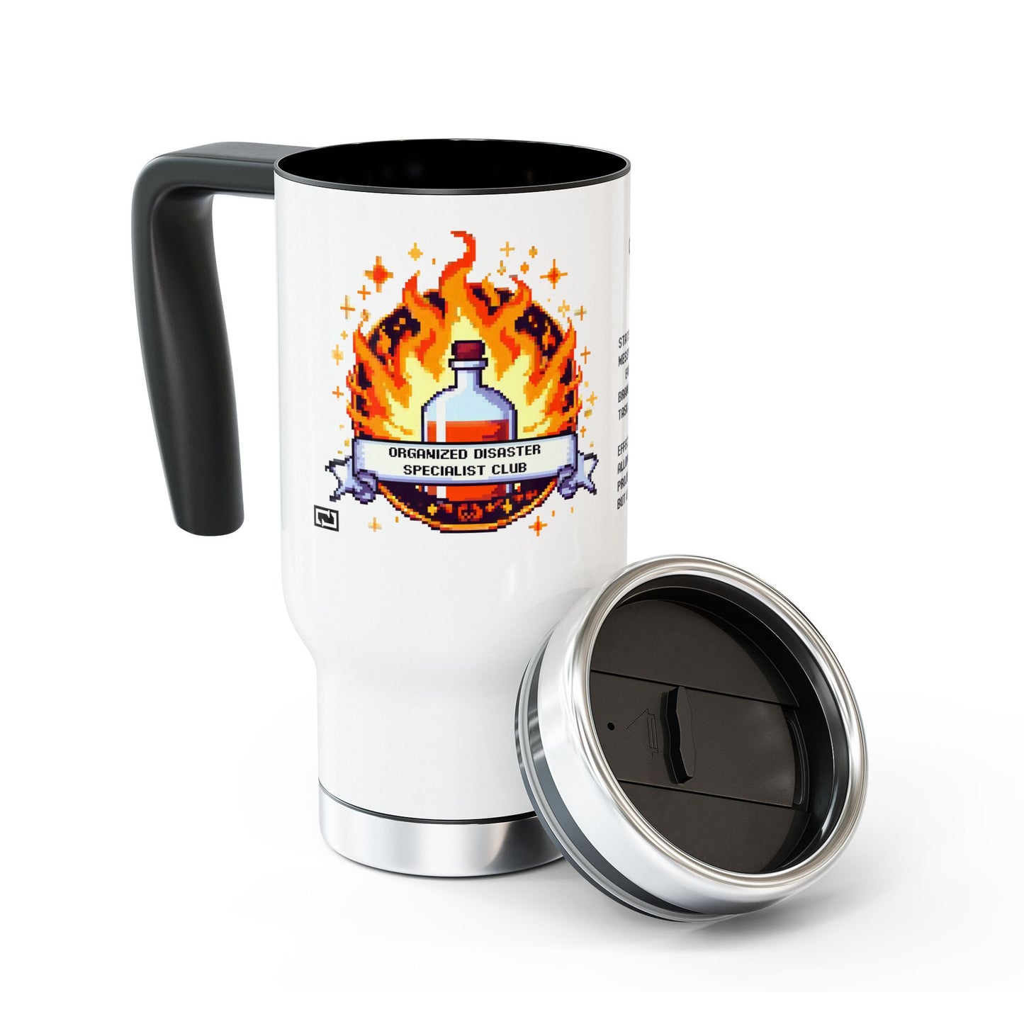 Tumbler of Controlled Chaos – 14oz Personalized Mug of Multitasking Mayhem