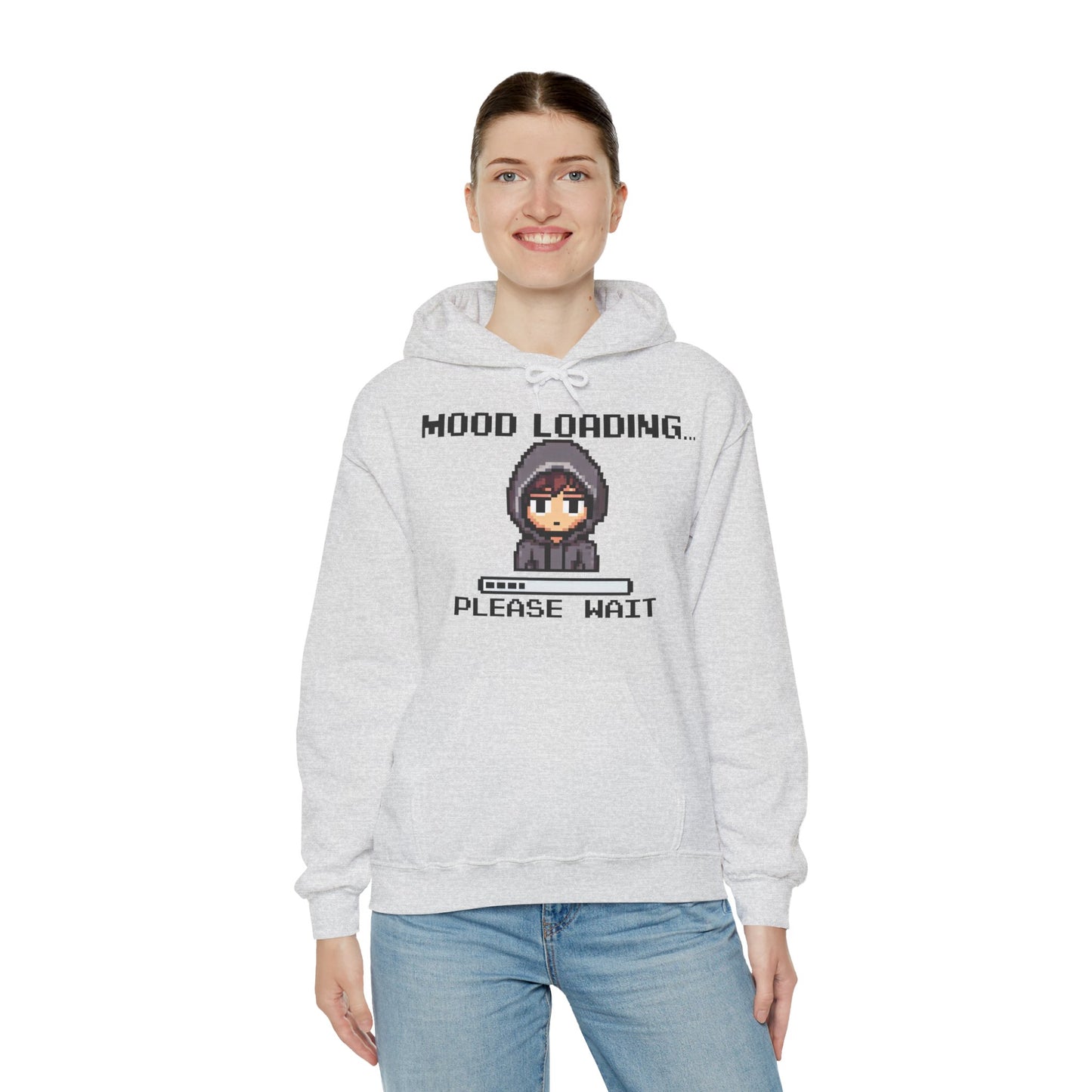 Hoodie of Mood Buffering – “Mood Loading: Please Wait” for Social Laggers