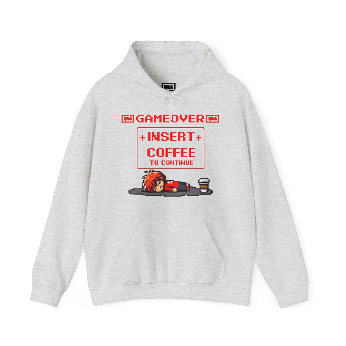 Respawn Hoodie of Low Battery – “Game Over, Insert Coffee to Continue”