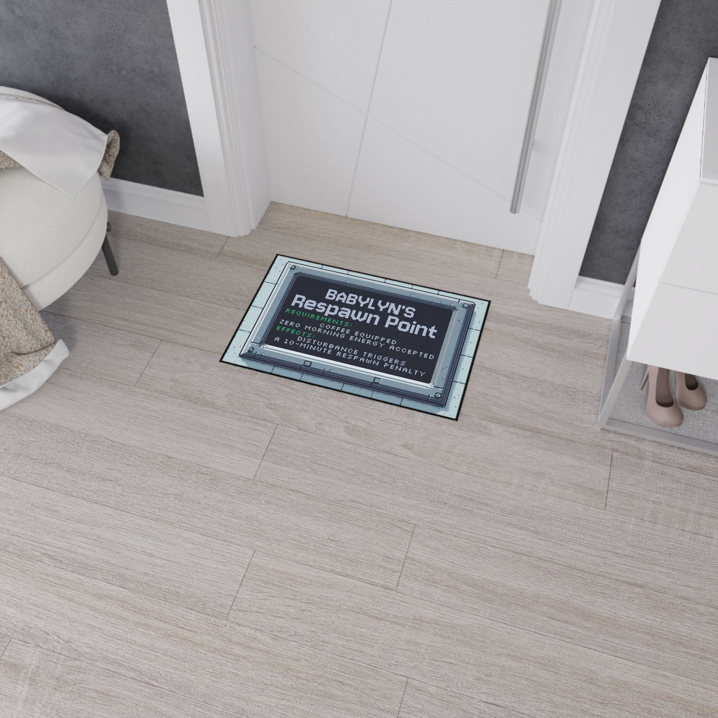 Respawn Point Doormat – Personalized with your NAME