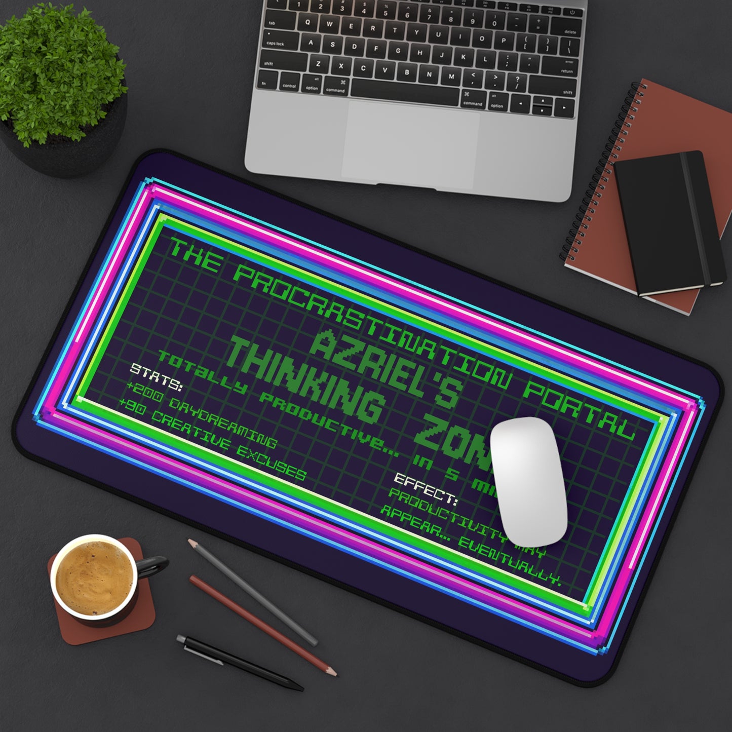 The Procrastination Portal Deskpad - Personalized with your NAME
