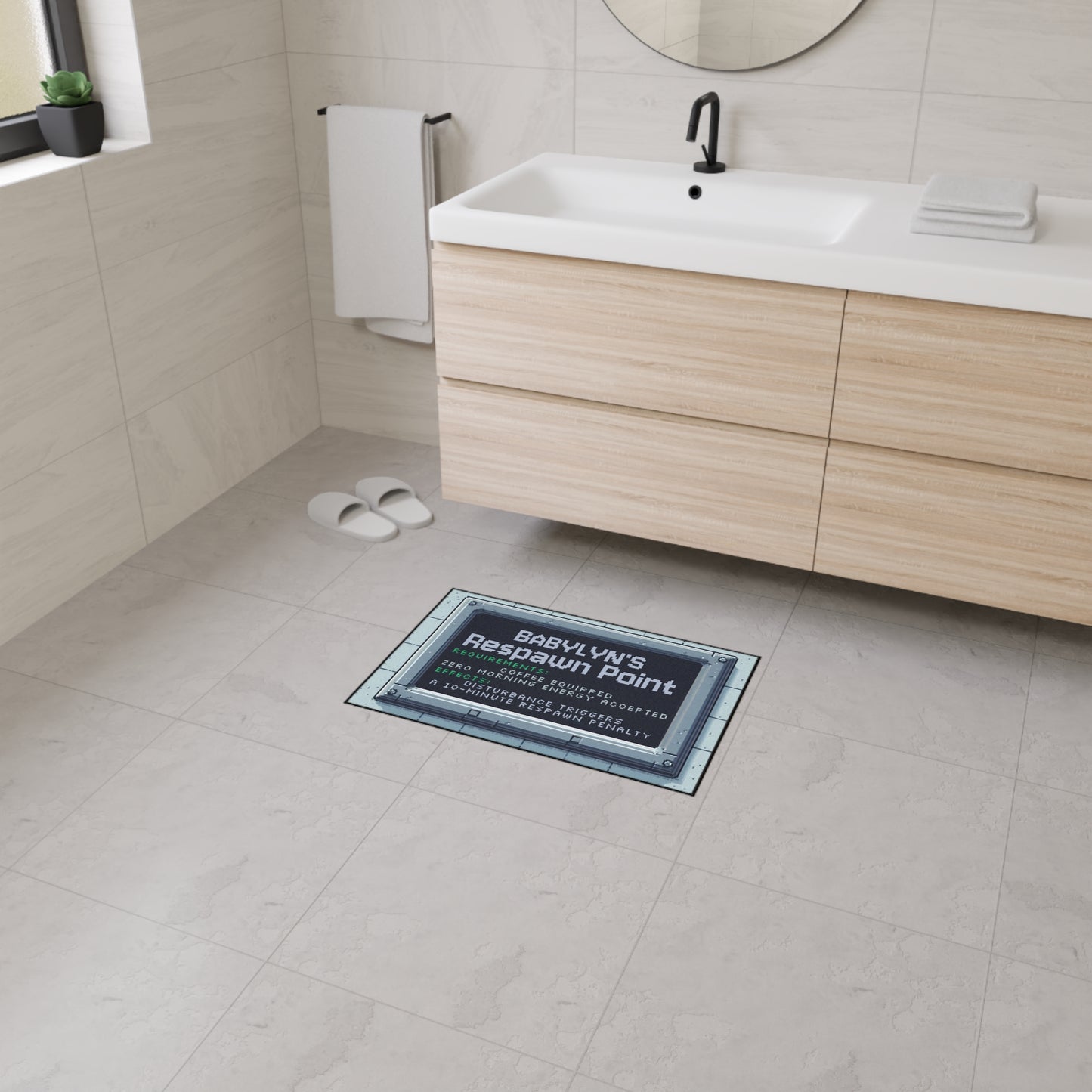 Respawn Point Doormat – Personalized with your NAME