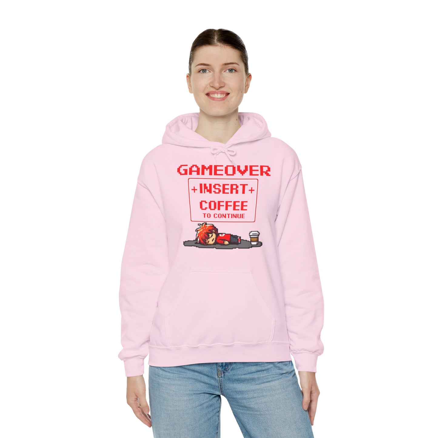 Respawn Hoodie of Low Battery – “Game Over, Insert Coffee to Continue”