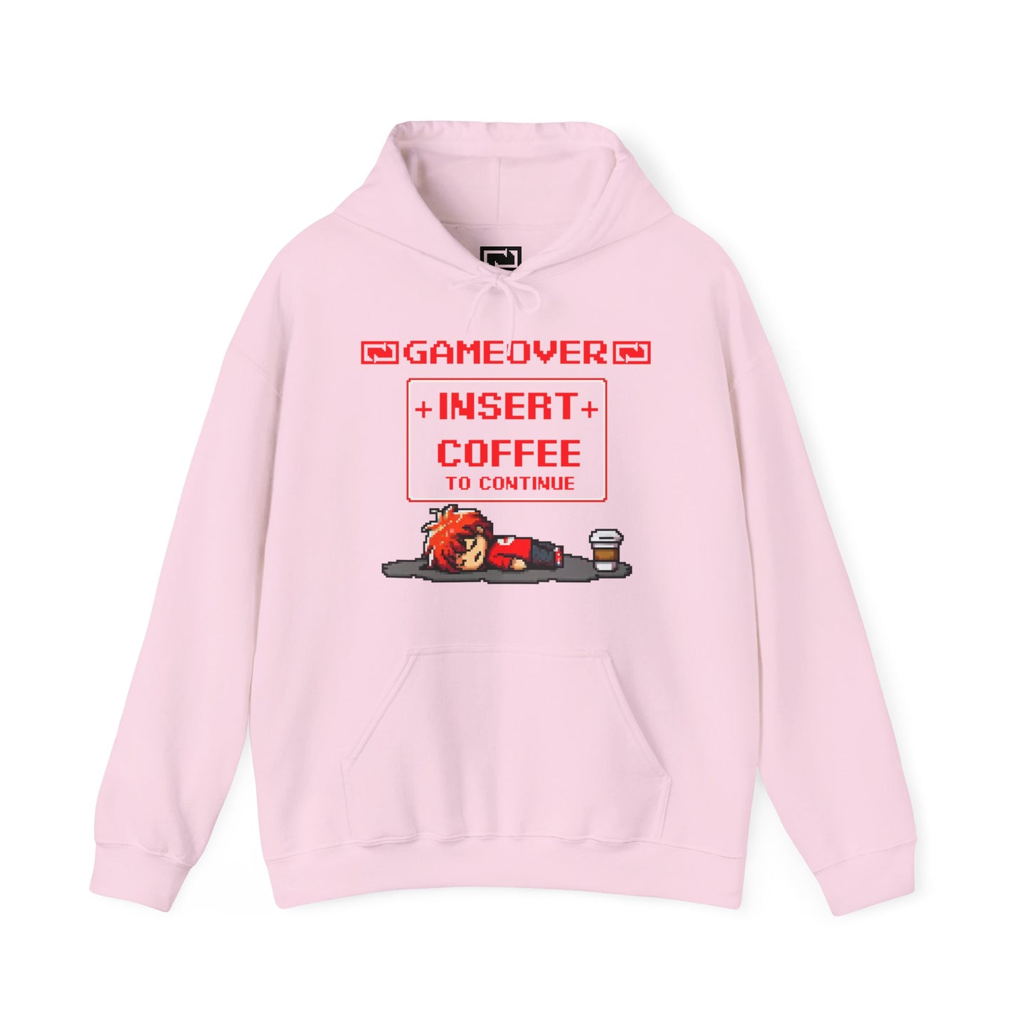 Respawn Hoodie of Low Battery – “Game Over, Insert Coffee to Continue”