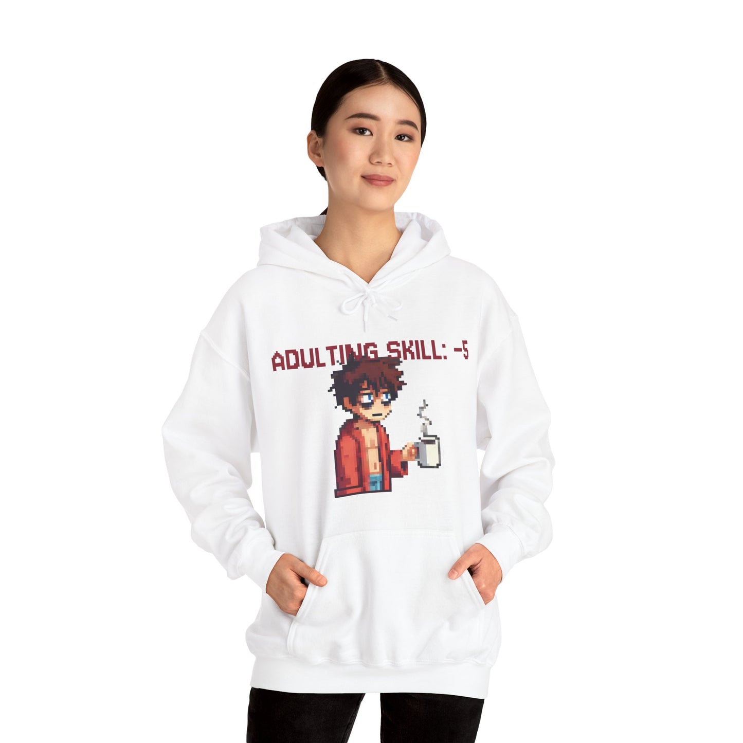 Daily Debuff Hoodie: -5 Adulting