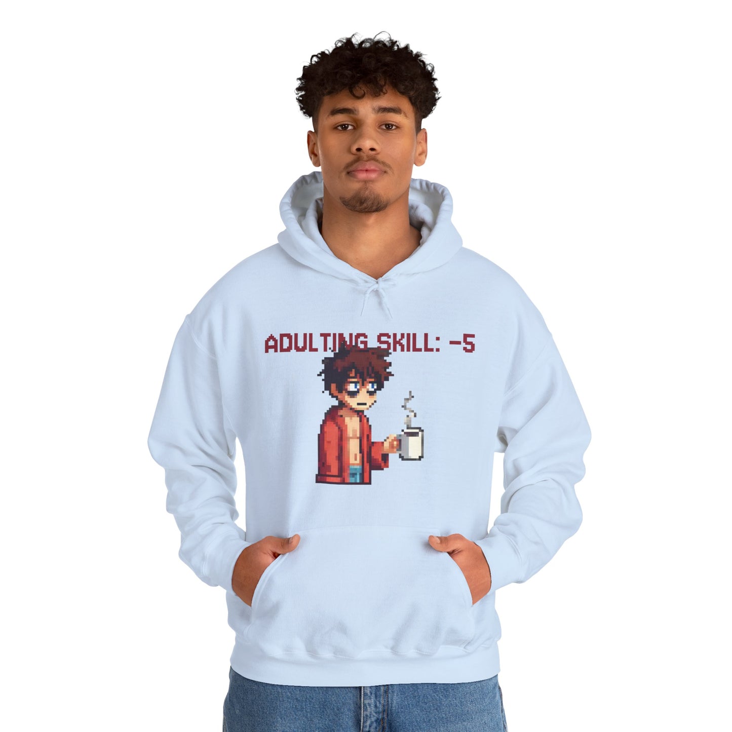 Daily Debuff Hoodie: -5 Adulting