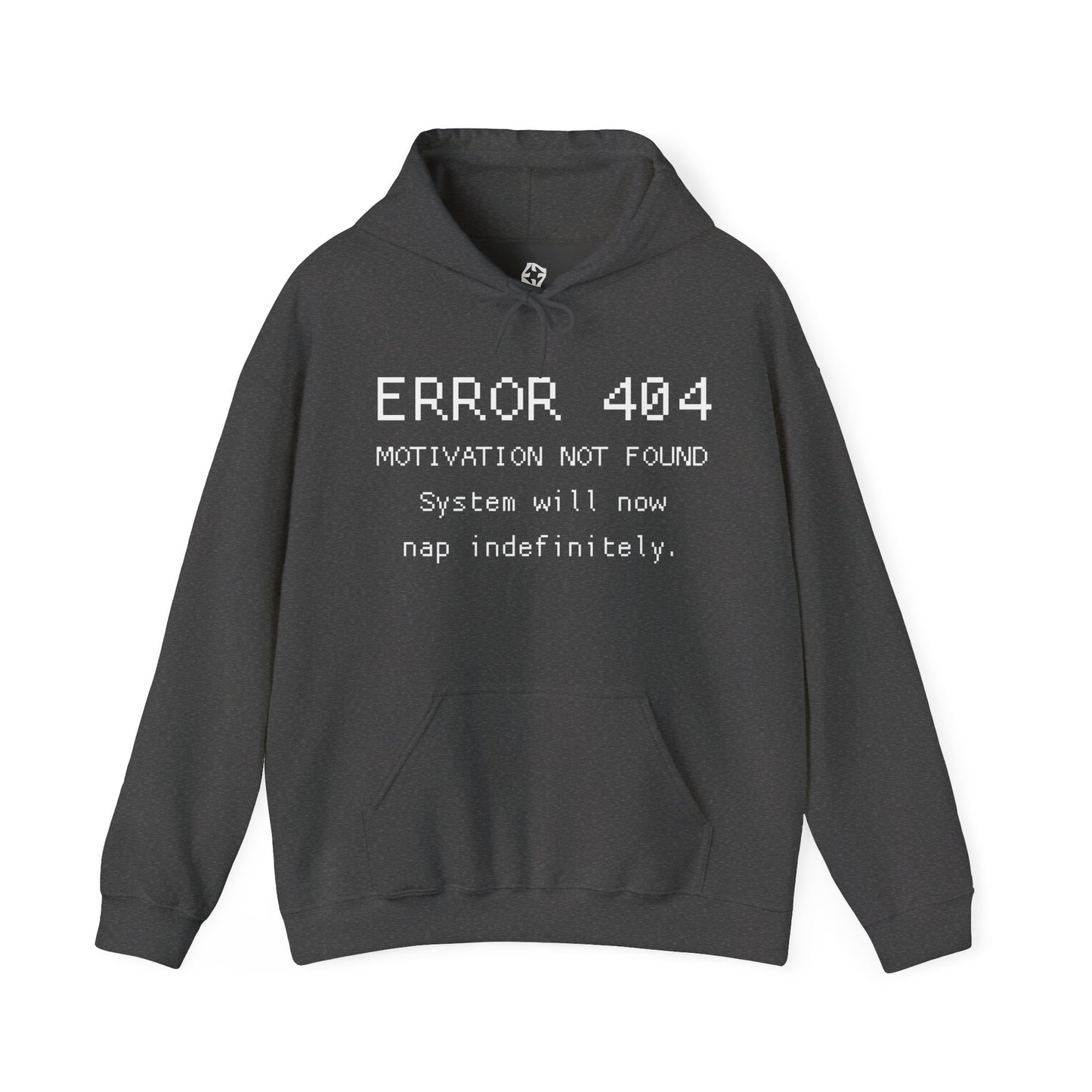 ERROR 404 Hoodie – Nap Mode Enabled
