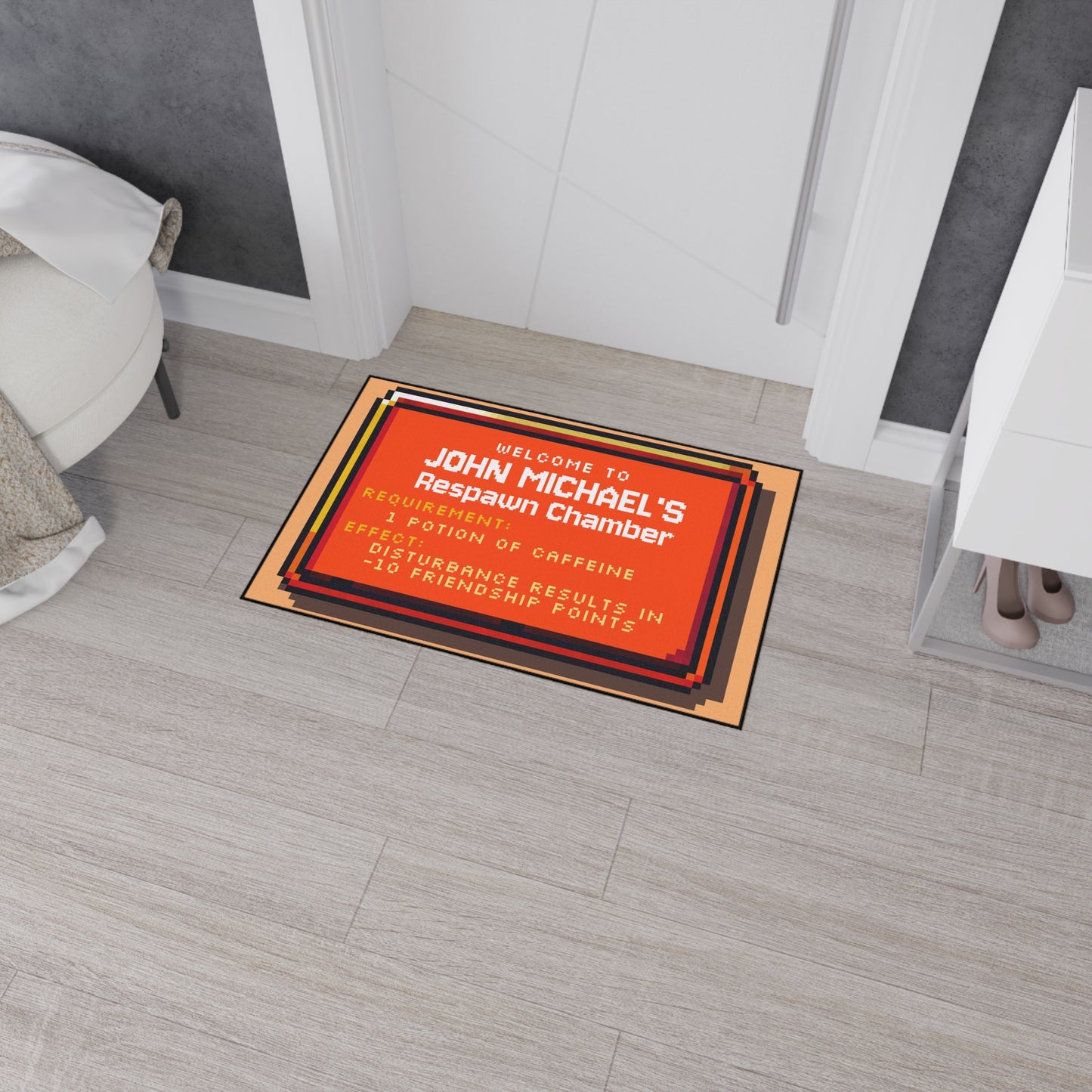 Respawn Chamber Doormat – Personalized with your NAME
