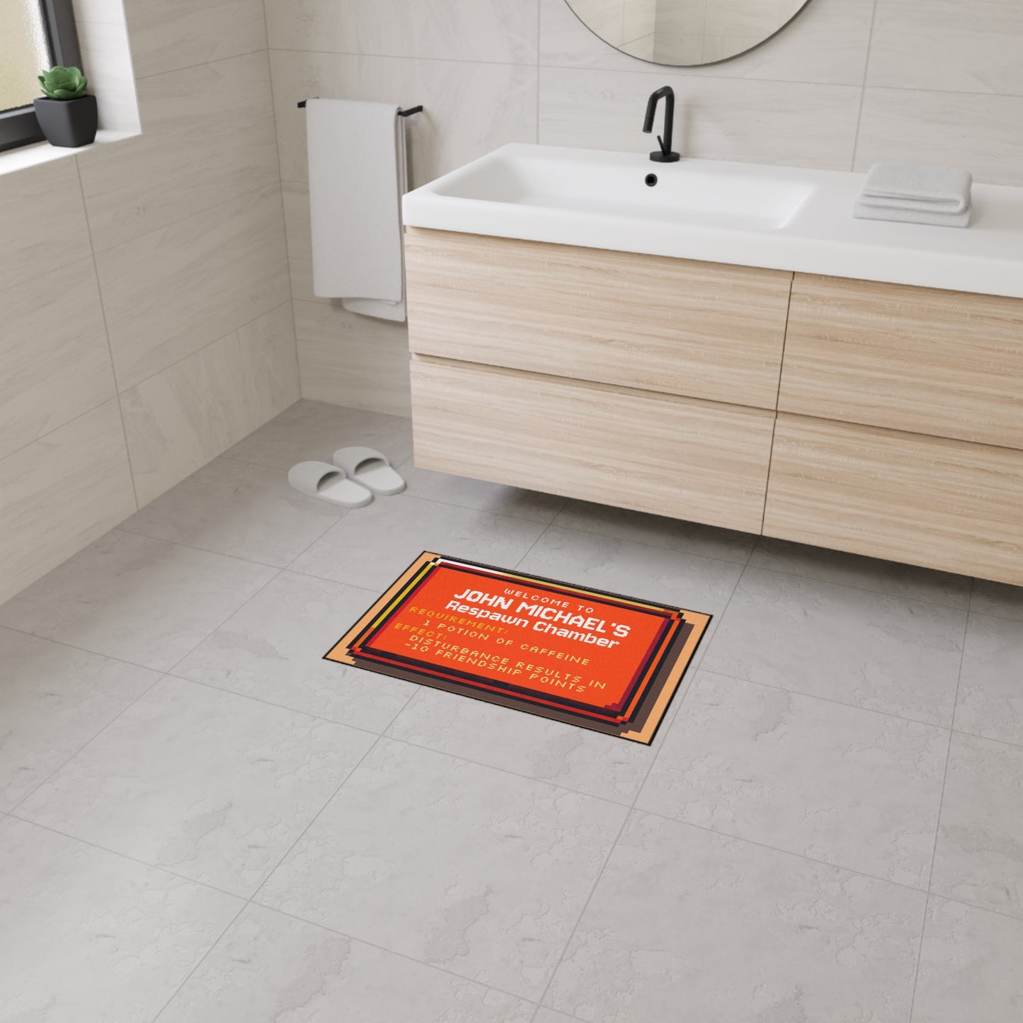 Respawn Chamber Doormat – Personalized with your NAME