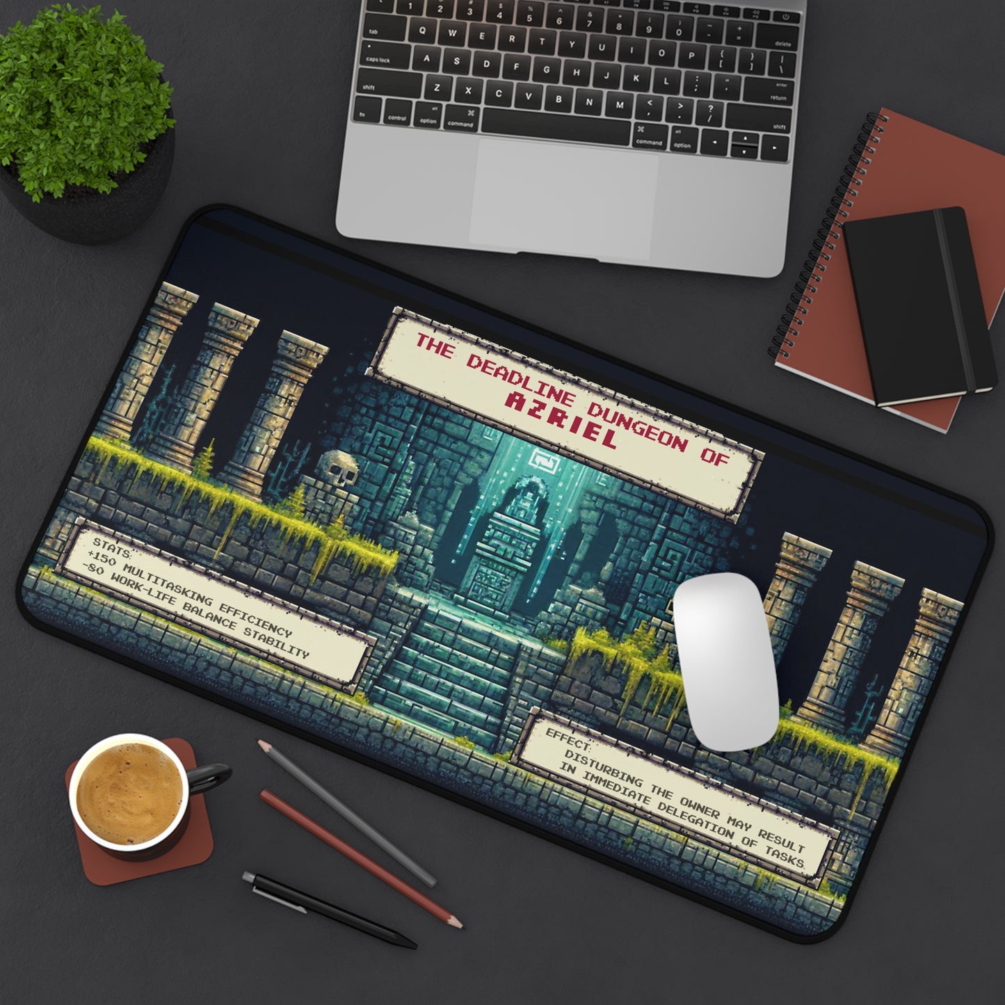 Deadline Dungeon Deskpad - Personalized with your NAME