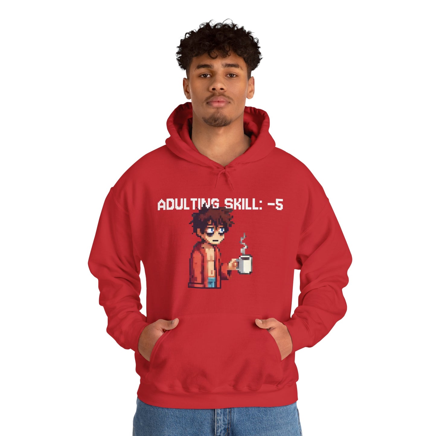 Daily Debuff Hoodie: -5 Adulting