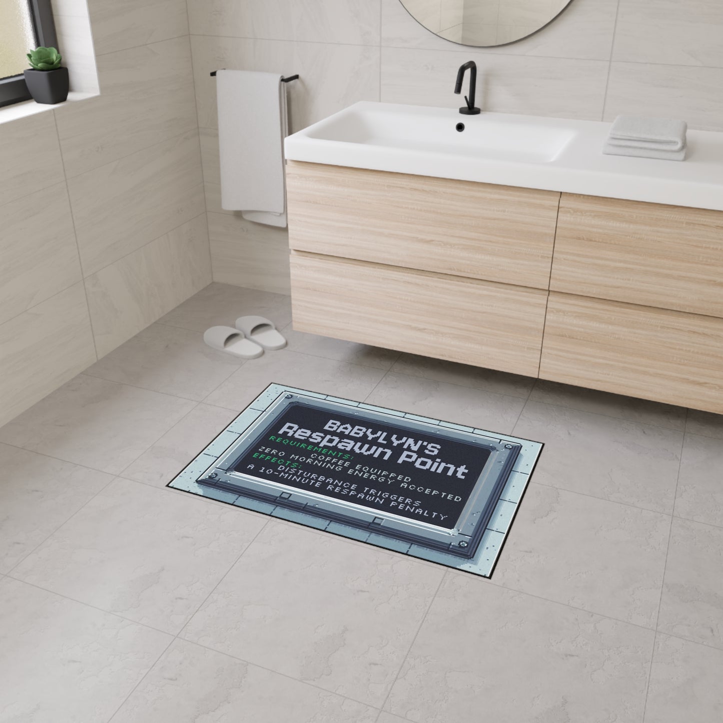 Respawn Point Doormat – Personalized with your NAME