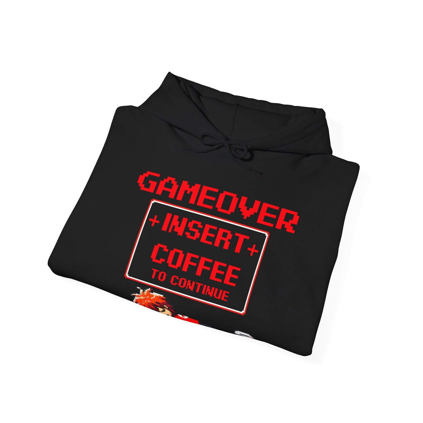 Respawn Hoodie of Low Battery – “Game Over, Insert Coffee to Continue”