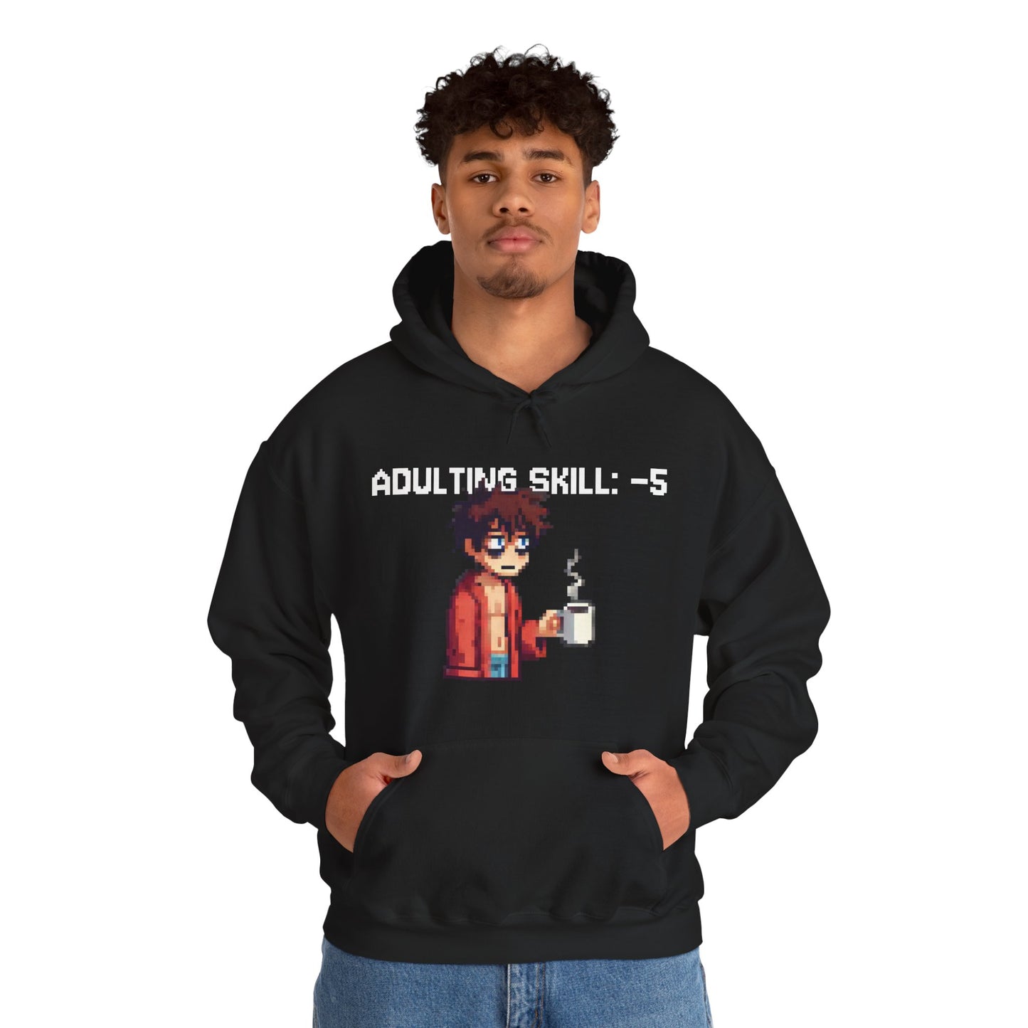 Daily Debuff Hoodie: -5 Adulting
