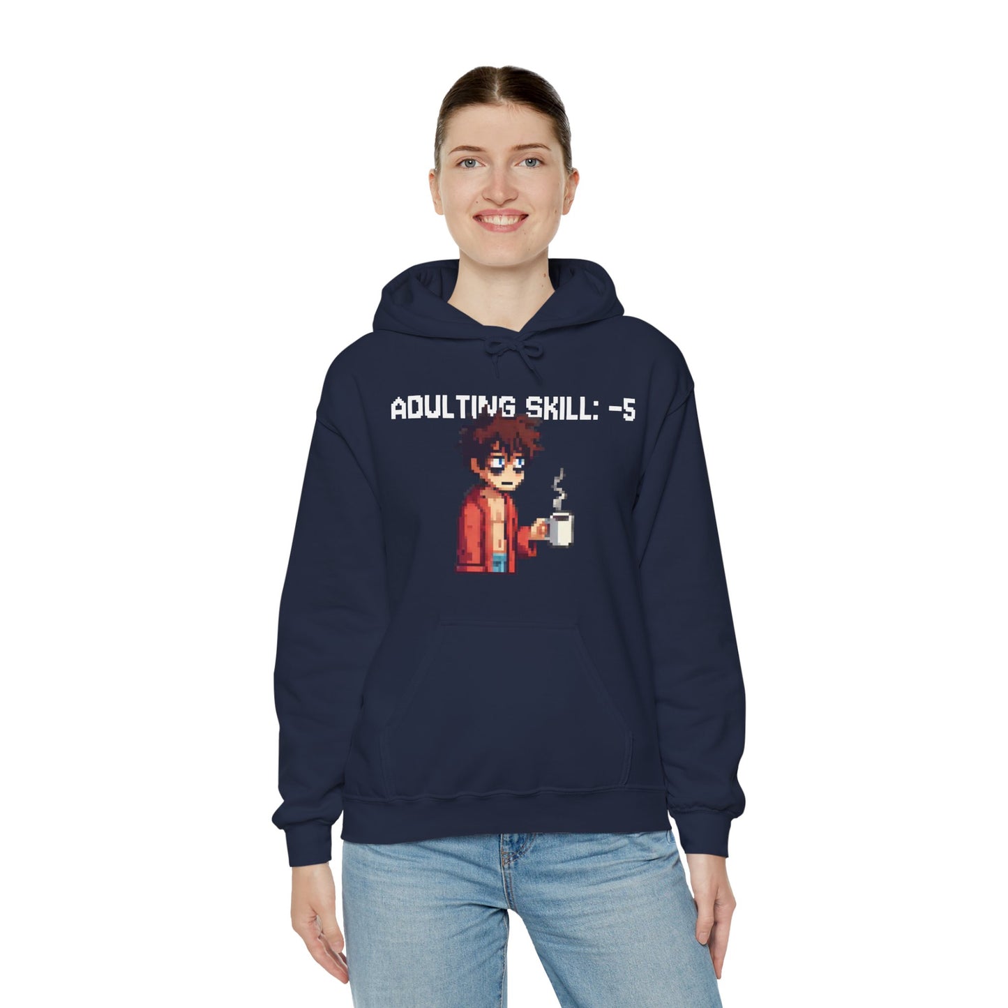 Daily Debuff Hoodie: -5 Adulting