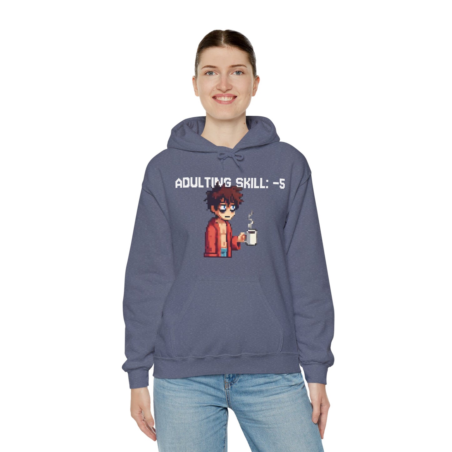 Daily Debuff Hoodie: -5 Adulting