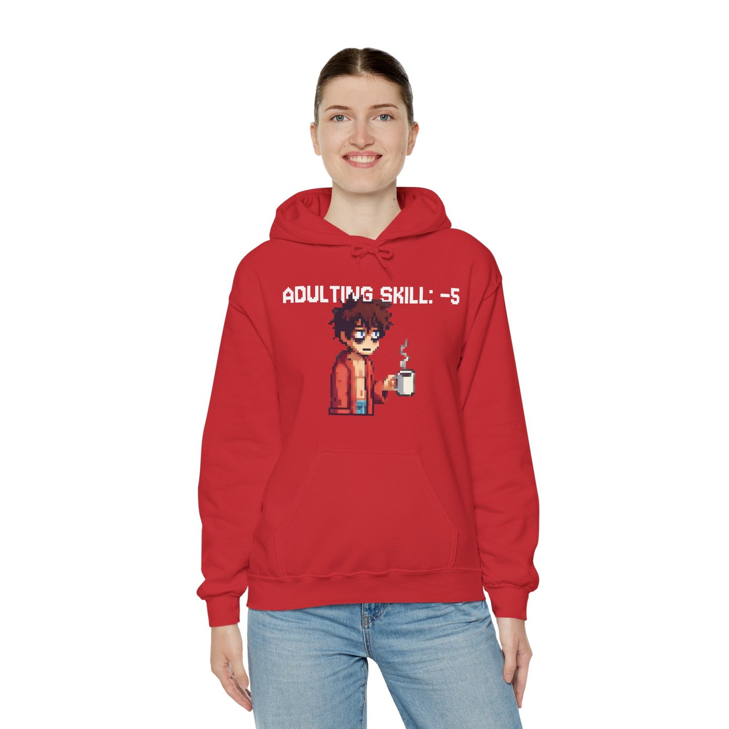 Daily Debuff Hoodie: -5 Adulting