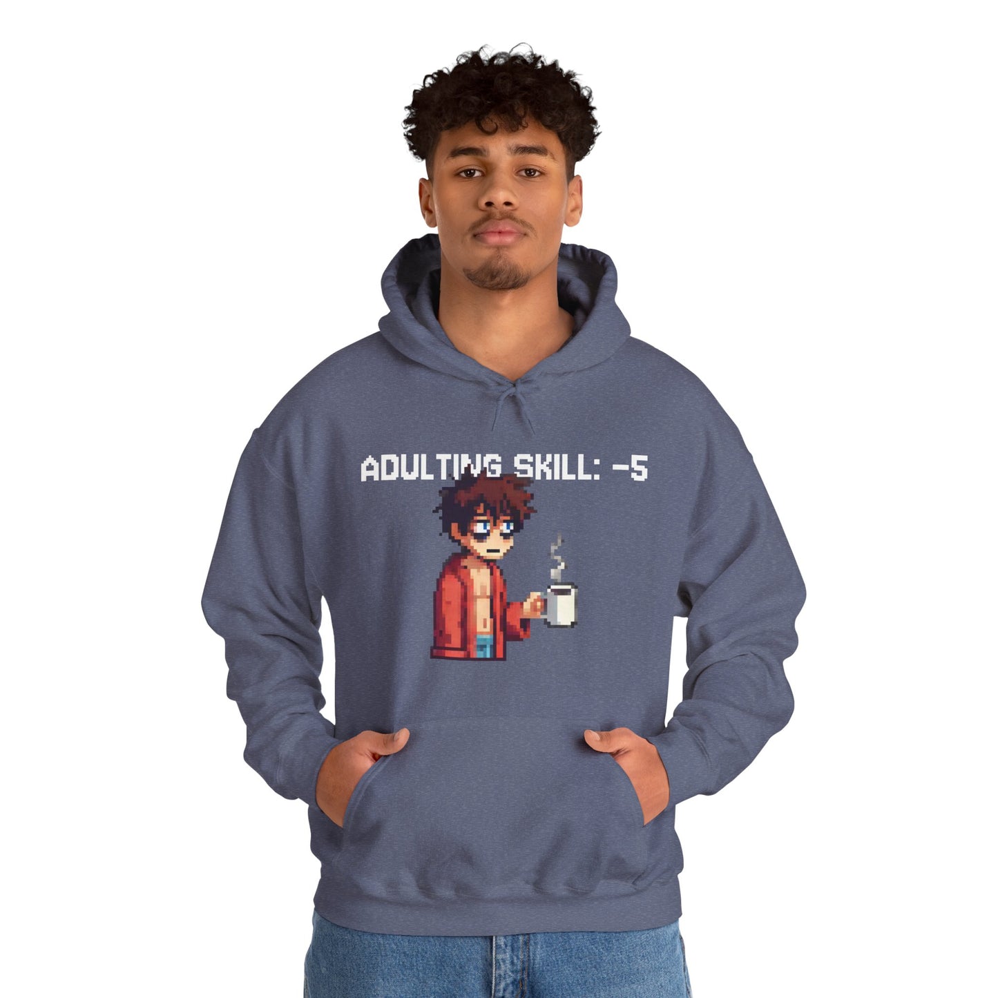 Daily Debuff Hoodie: -5 Adulting