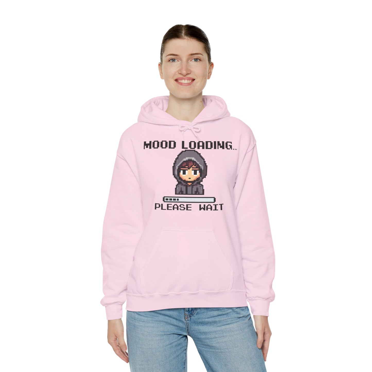 Hoodie of Mood Buffering – “Mood Loading: Please Wait” for Social Laggers