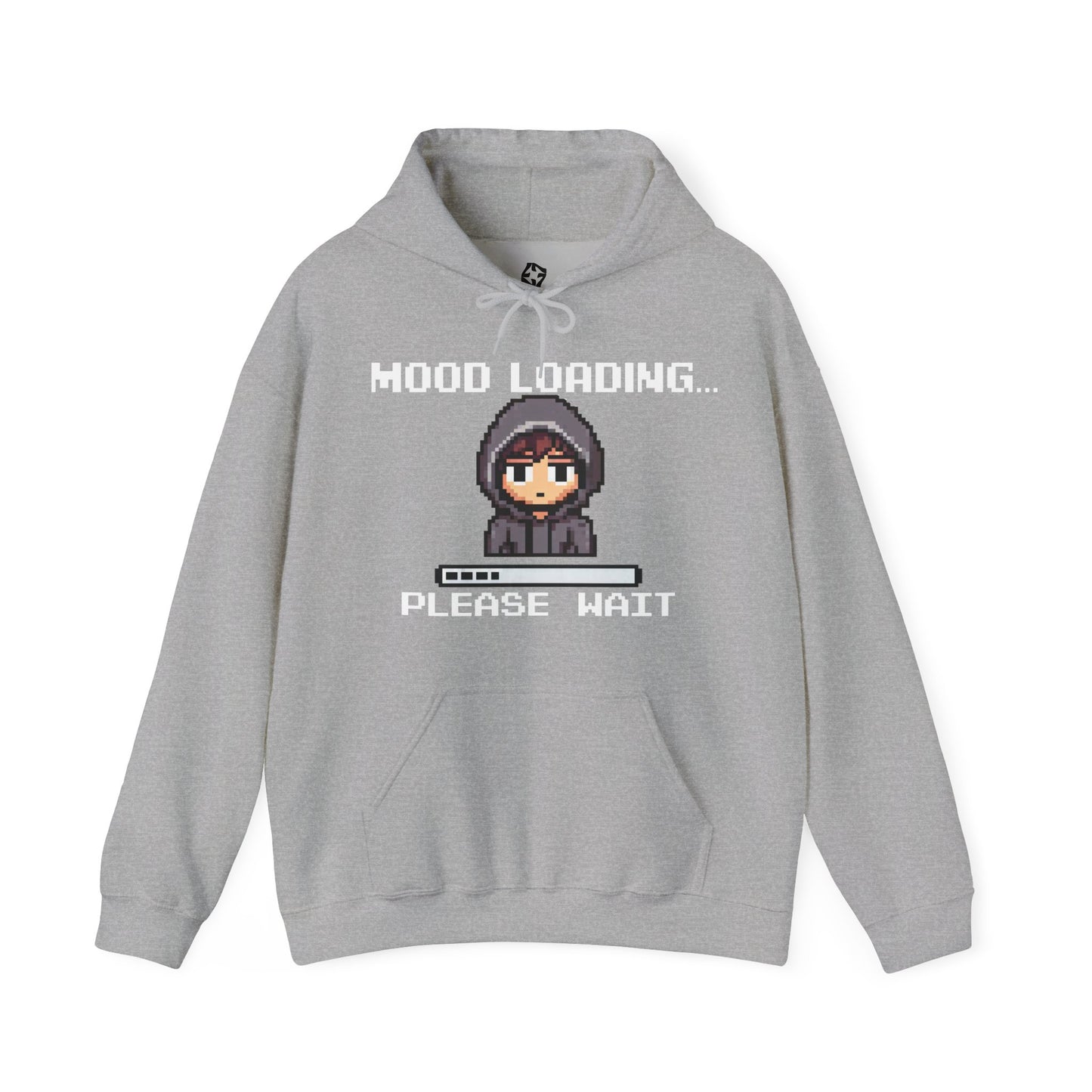 Hoodie of Mood Buffering – “Mood Loading: Please Wait” for Social Laggers