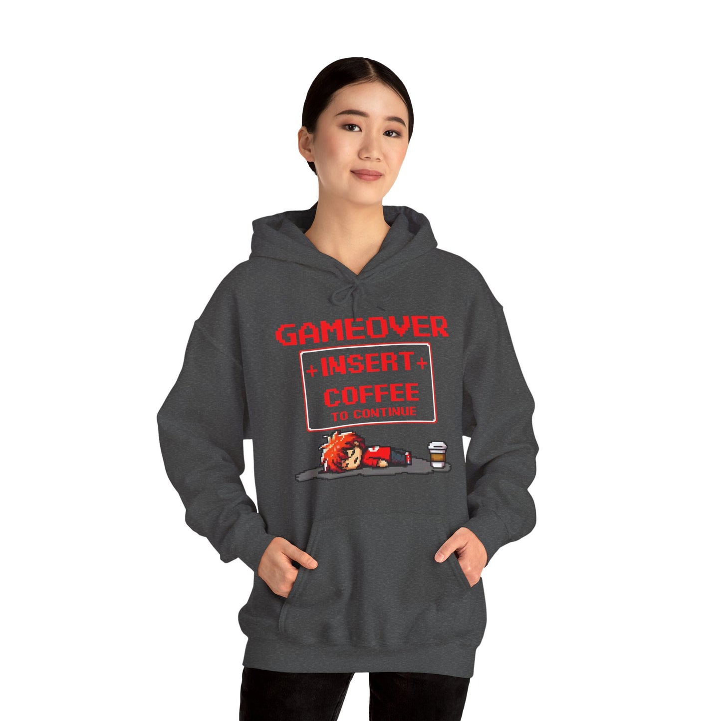 Respawn Hoodie of Low Battery – “Game Over, Insert Coffee to Continue”