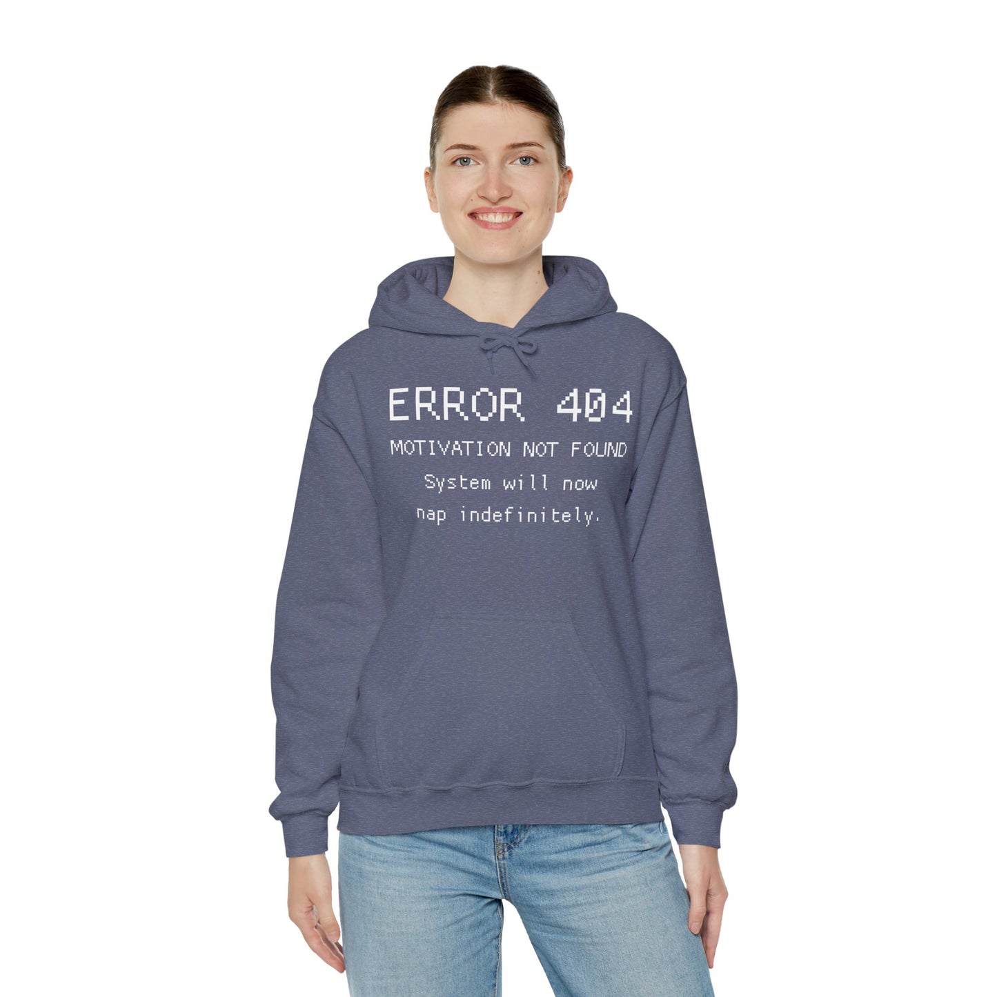 ERROR 404 Hoodie – Nap Mode Enabled