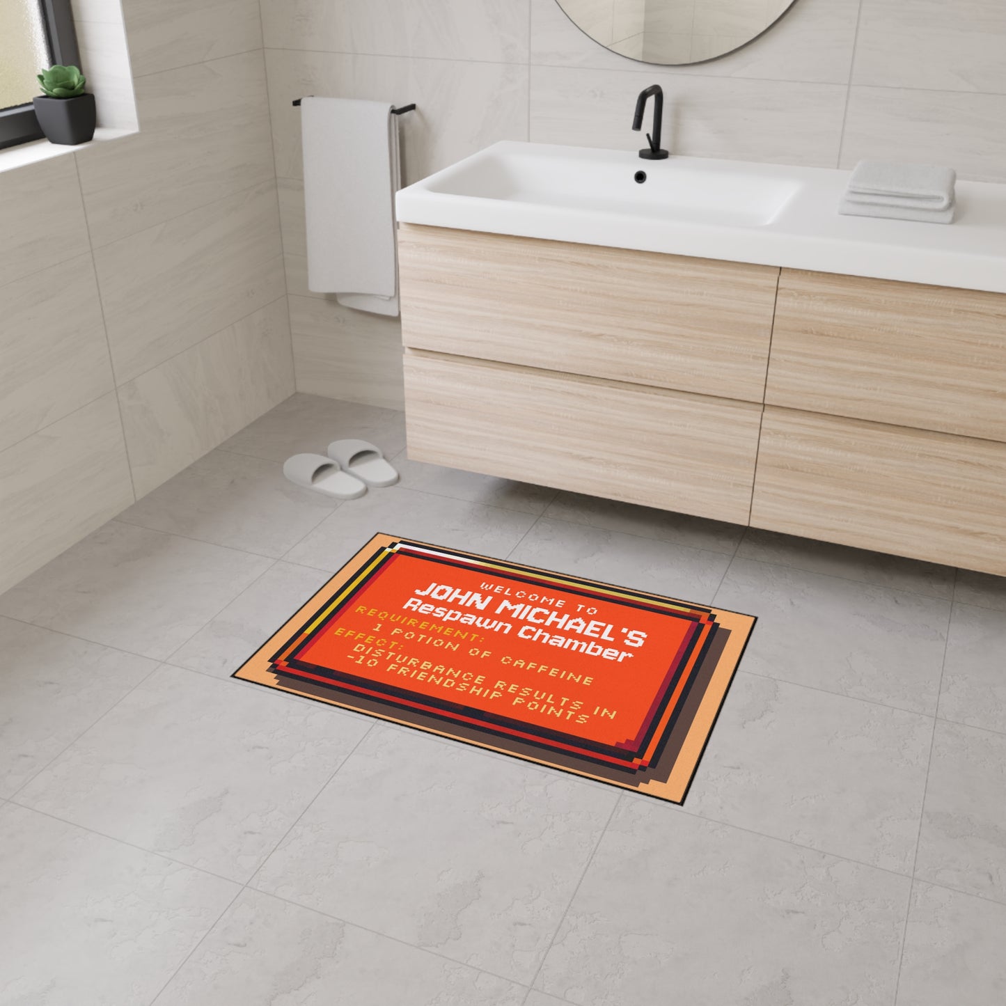 Respawn Chamber Doormat – Personalized with your NAME
