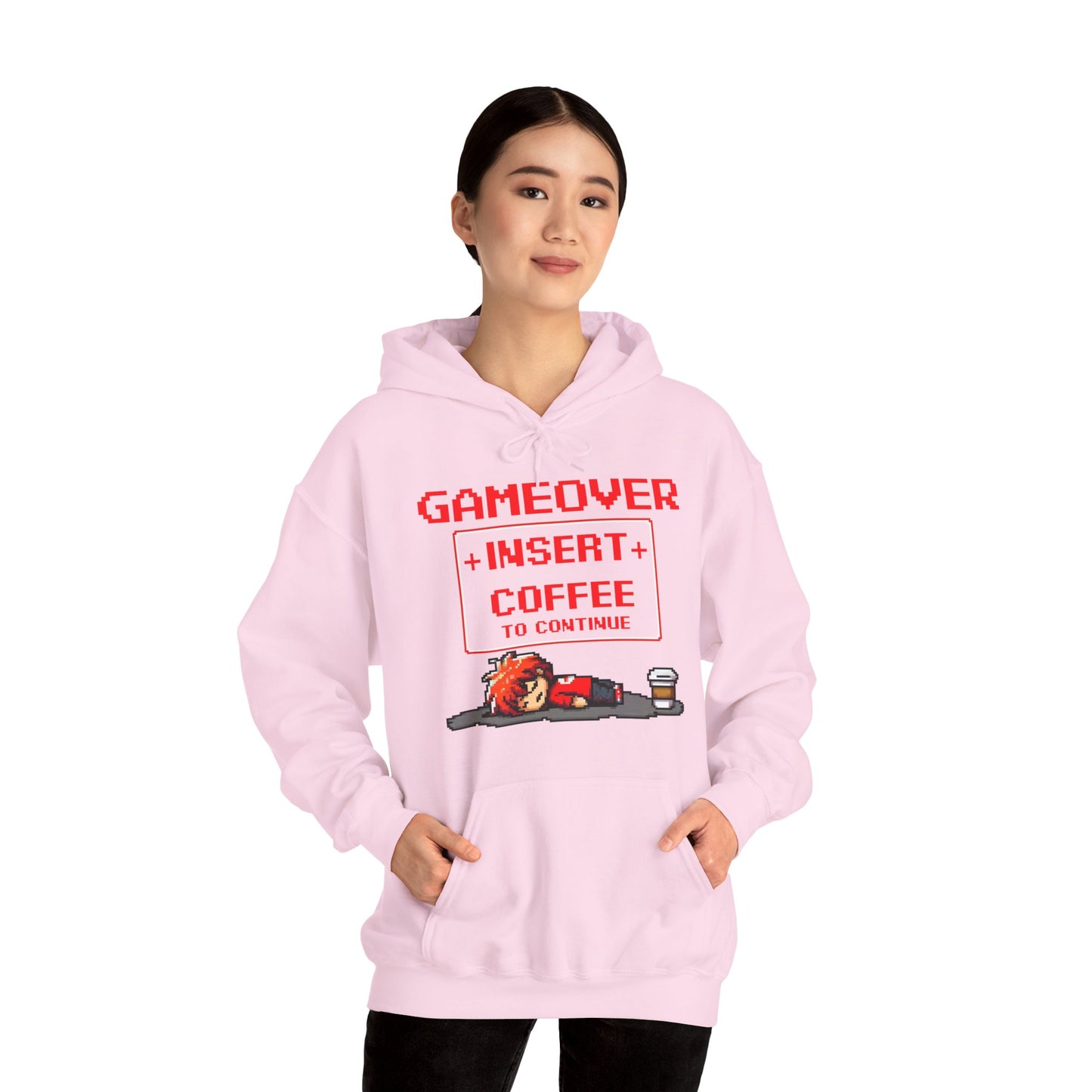 Respawn Hoodie of Low Battery – “Game Over, Insert Coffee to Continue”