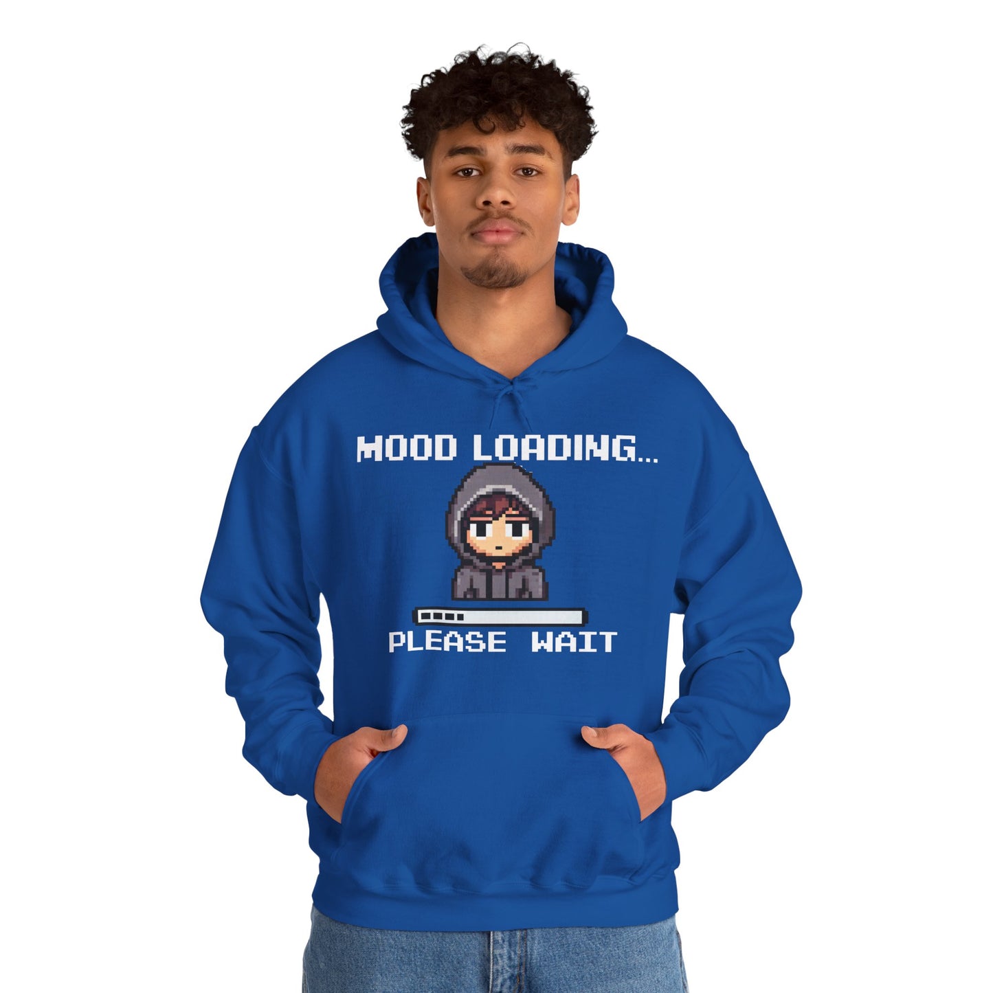 Hoodie of Mood Buffering – “Mood Loading: Please Wait” for Social Laggers