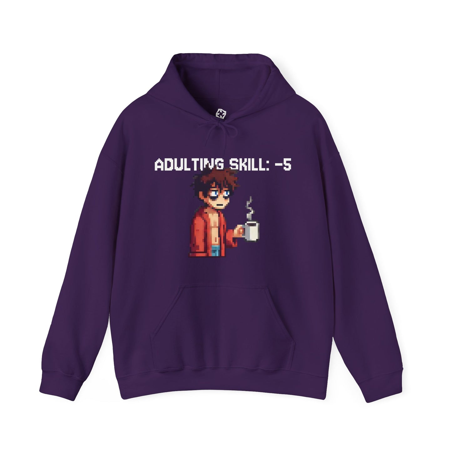 Daily Debuff Hoodie: -5 Adulting
