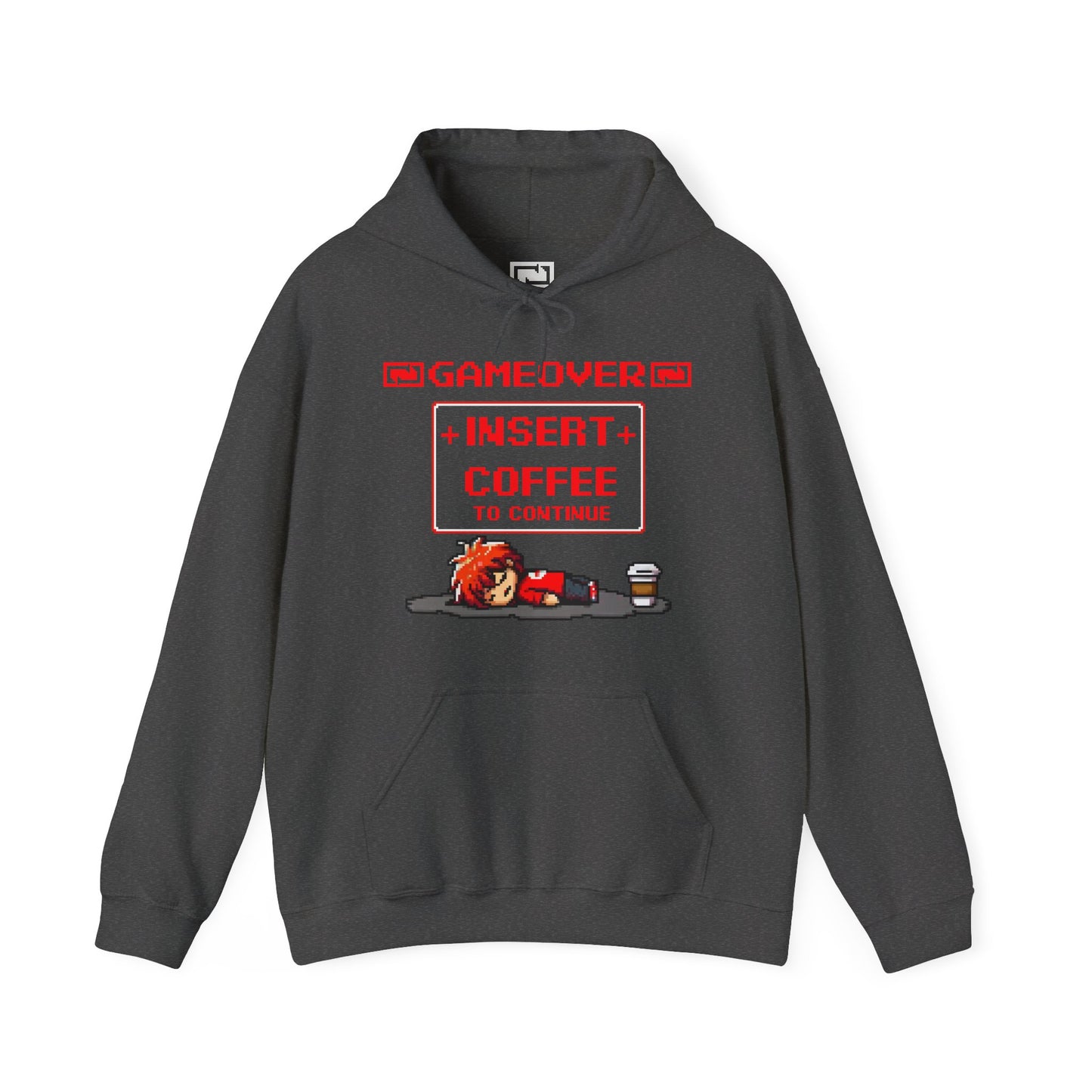 Respawn Hoodie of Low Battery – “Game Over, Insert Coffee to Continue”
