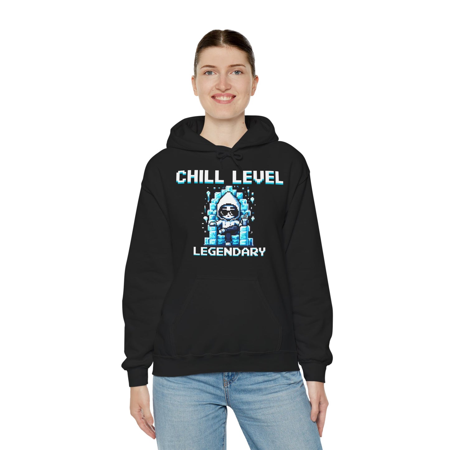 Frost-King Hoodie of Eternal Chill – “Chill Level: Legendary”
