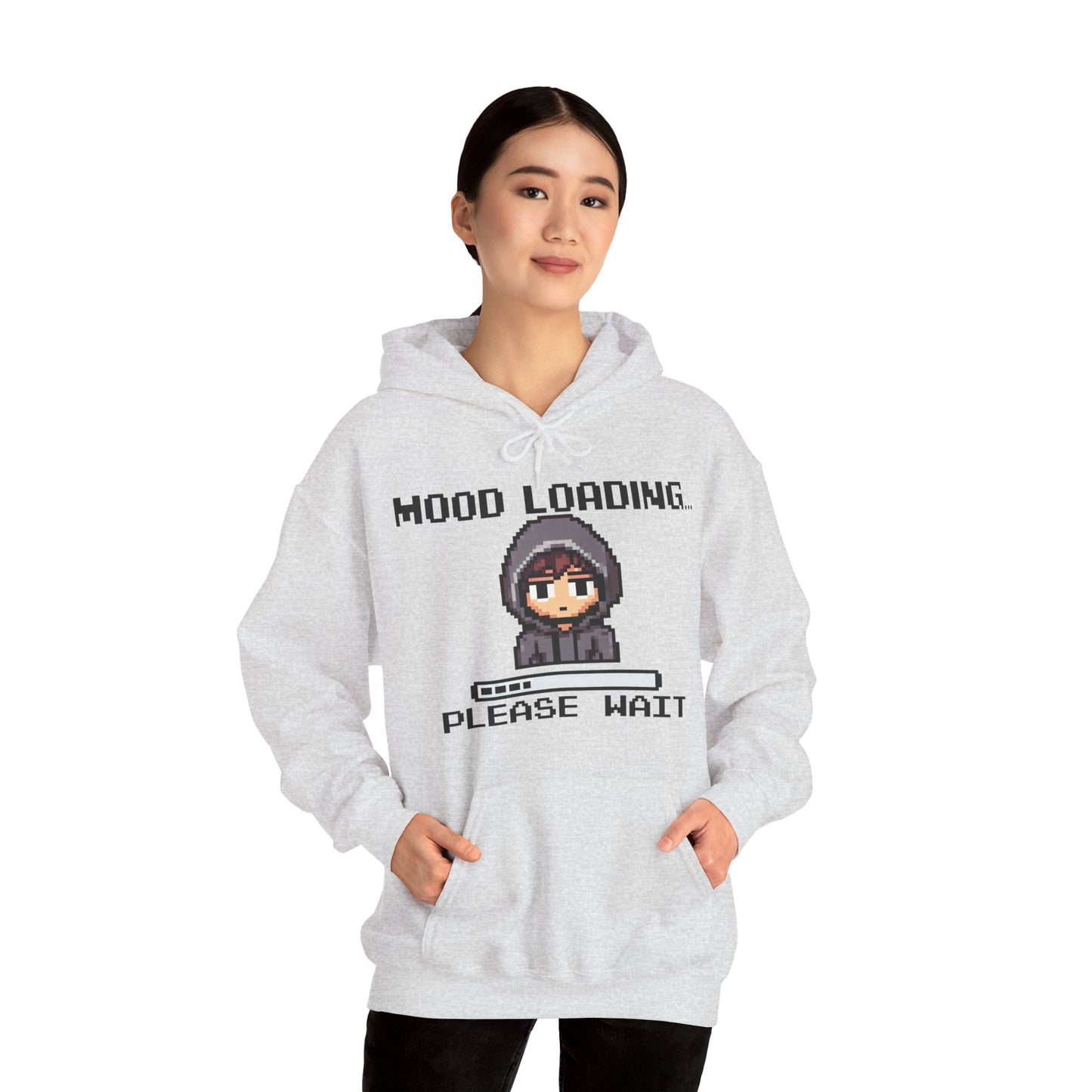 Hoodie of Mood Buffering – “Mood Loading: Please Wait” for Social Laggers