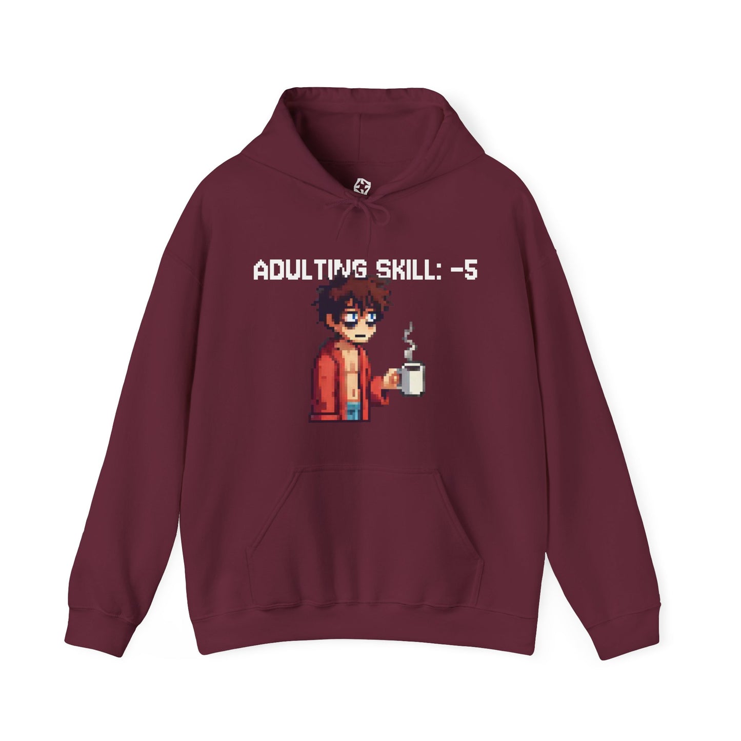 Daily Debuff Hoodie: -5 Adulting