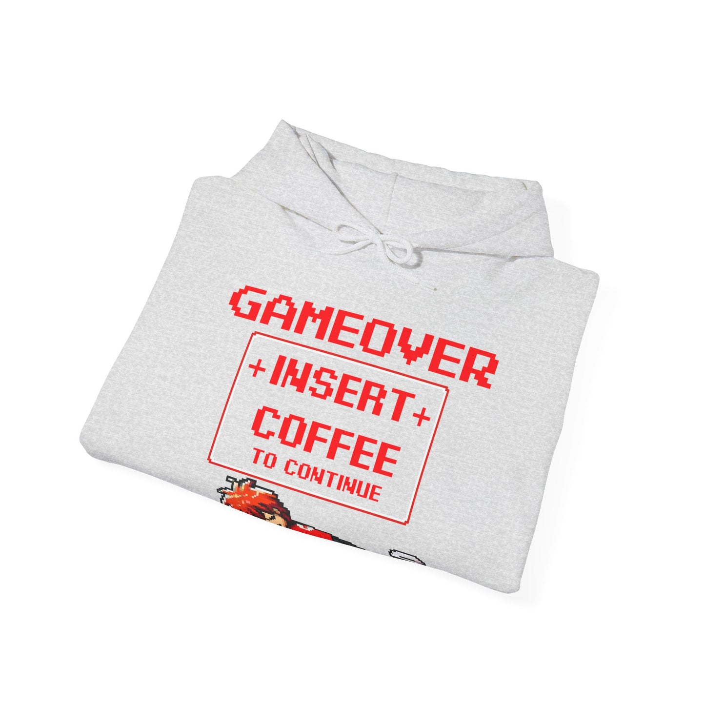 Respawn Hoodie of Low Battery – “Game Over, Insert Coffee to Continue”