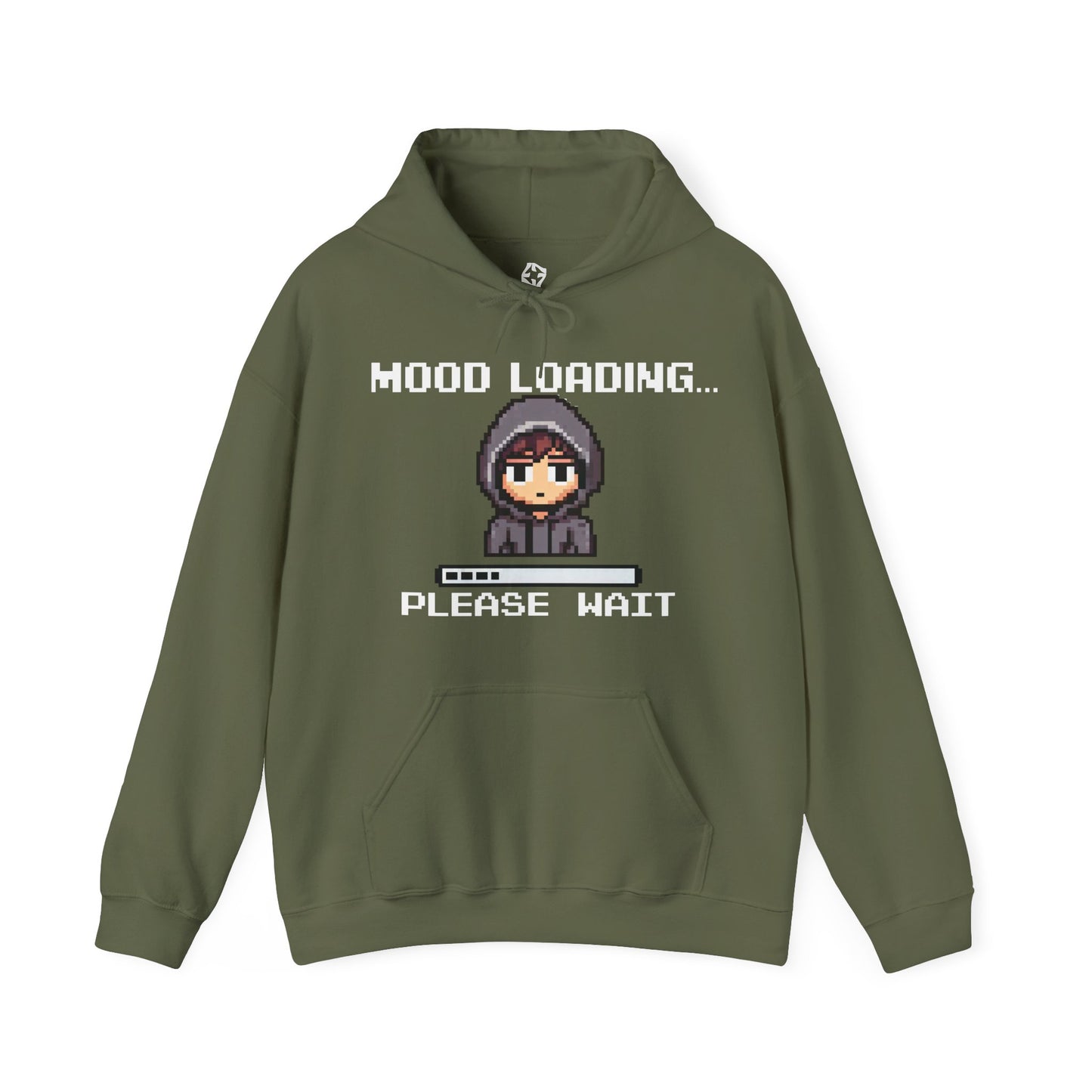 Hoodie of Mood Buffering – “Mood Loading: Please Wait” for Social Laggers
