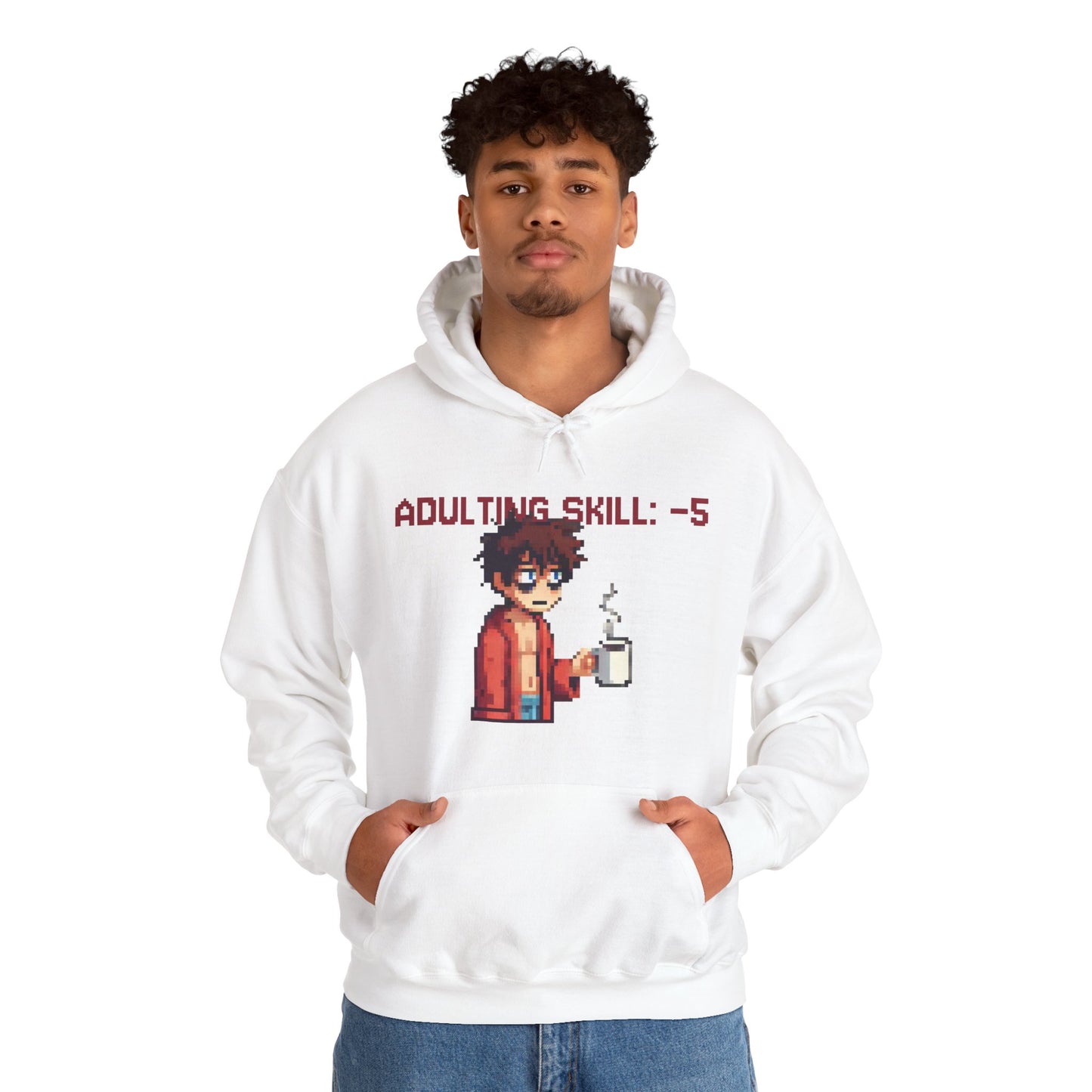 Daily Debuff Hoodie: -5 Adulting