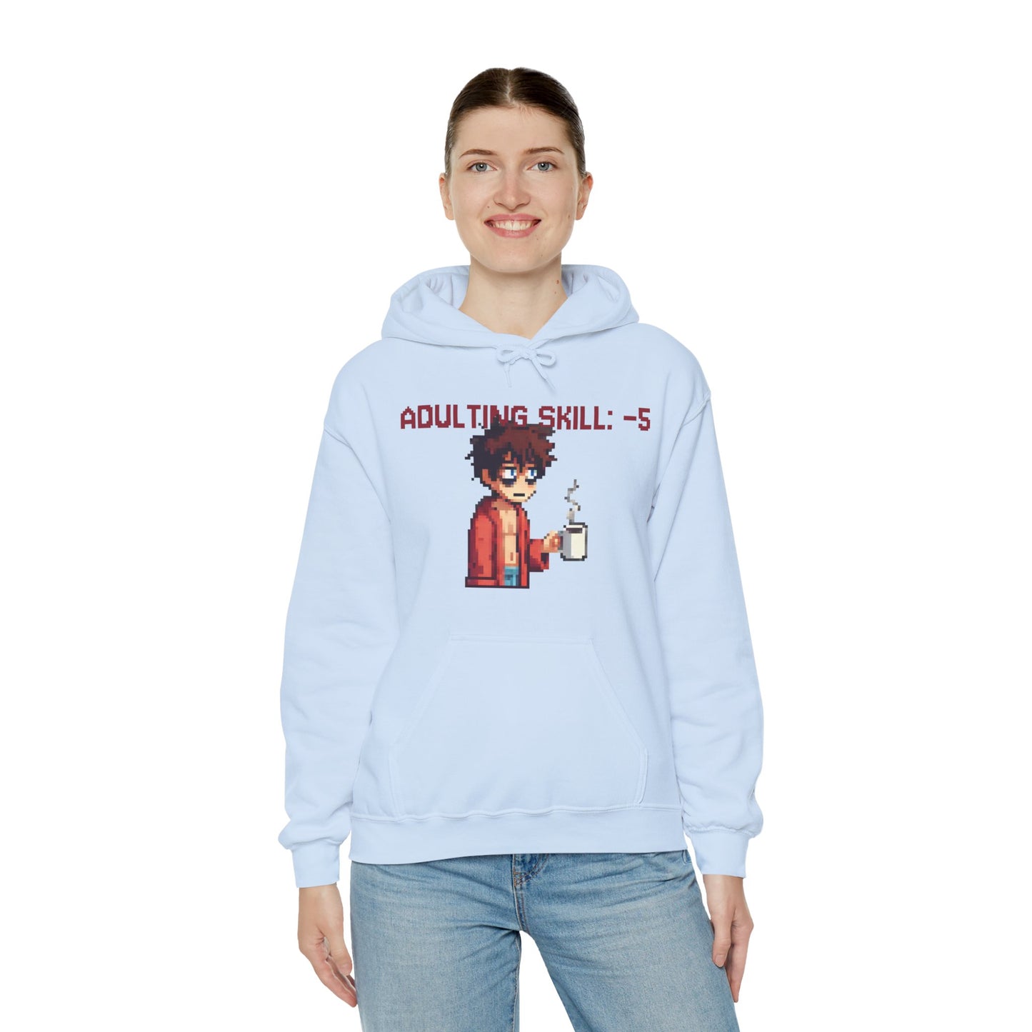 Daily Debuff Hoodie: -5 Adulting