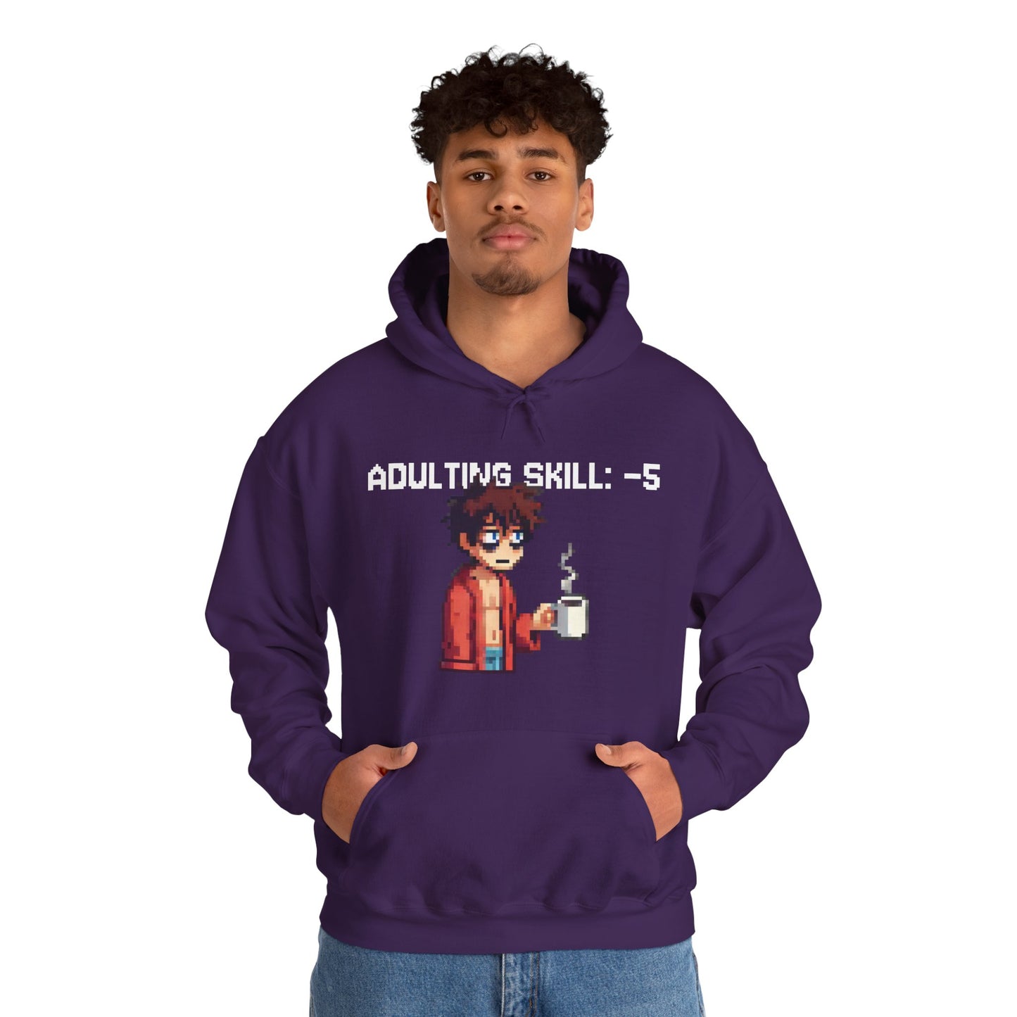 Daily Debuff Hoodie: -5 Adulting