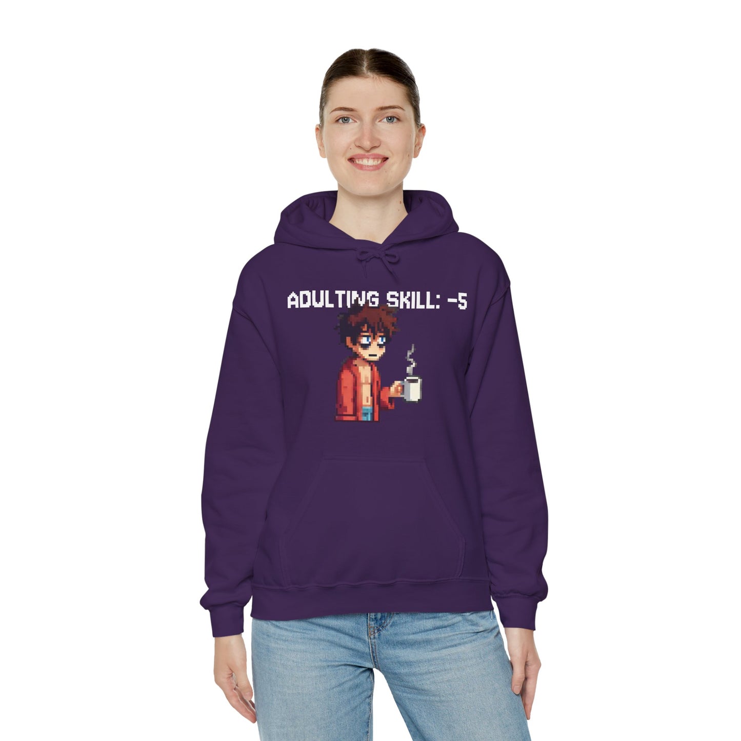Daily Debuff Hoodie: -5 Adulting