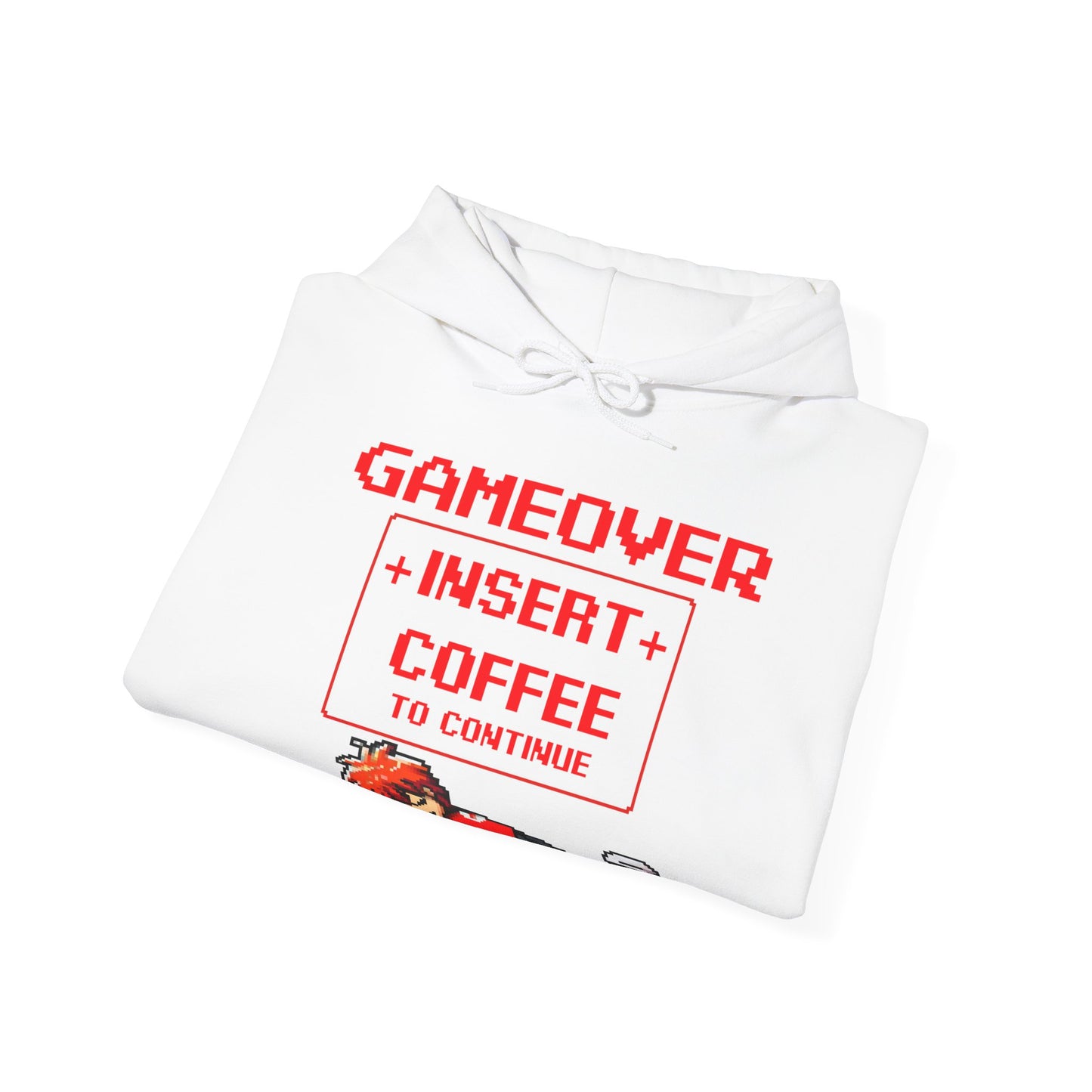 Respawn Hoodie of Low Battery – “Game Over, Insert Coffee to Continue”