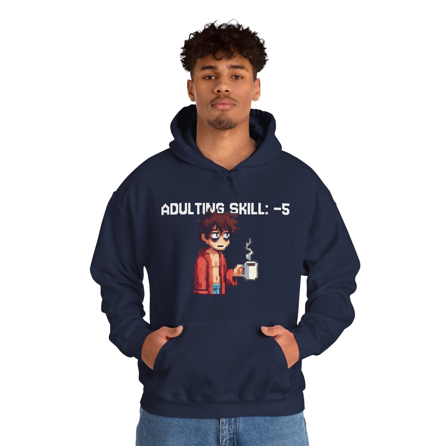 Daily Debuff Hoodie: -5 Adulting