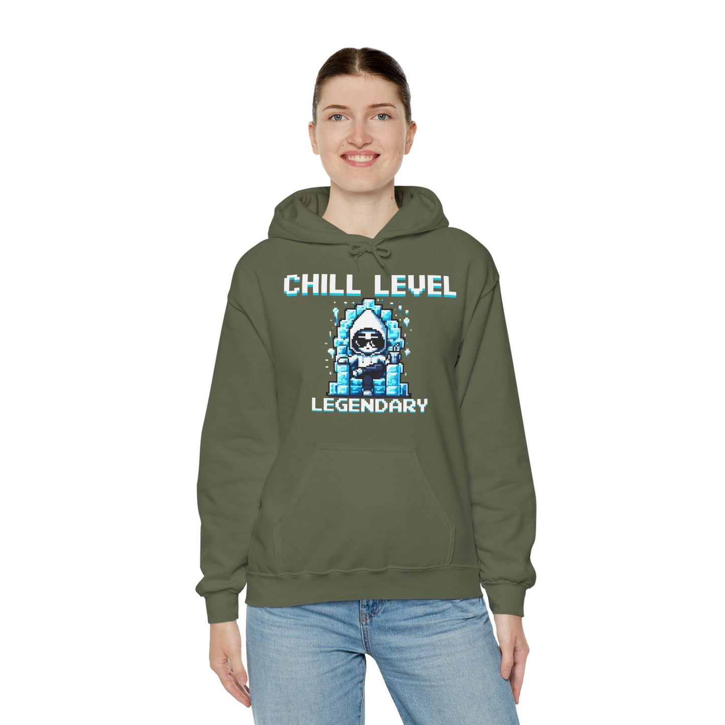 Frost-King Hoodie of Eternal Chill – “Chill Level: Legendary”