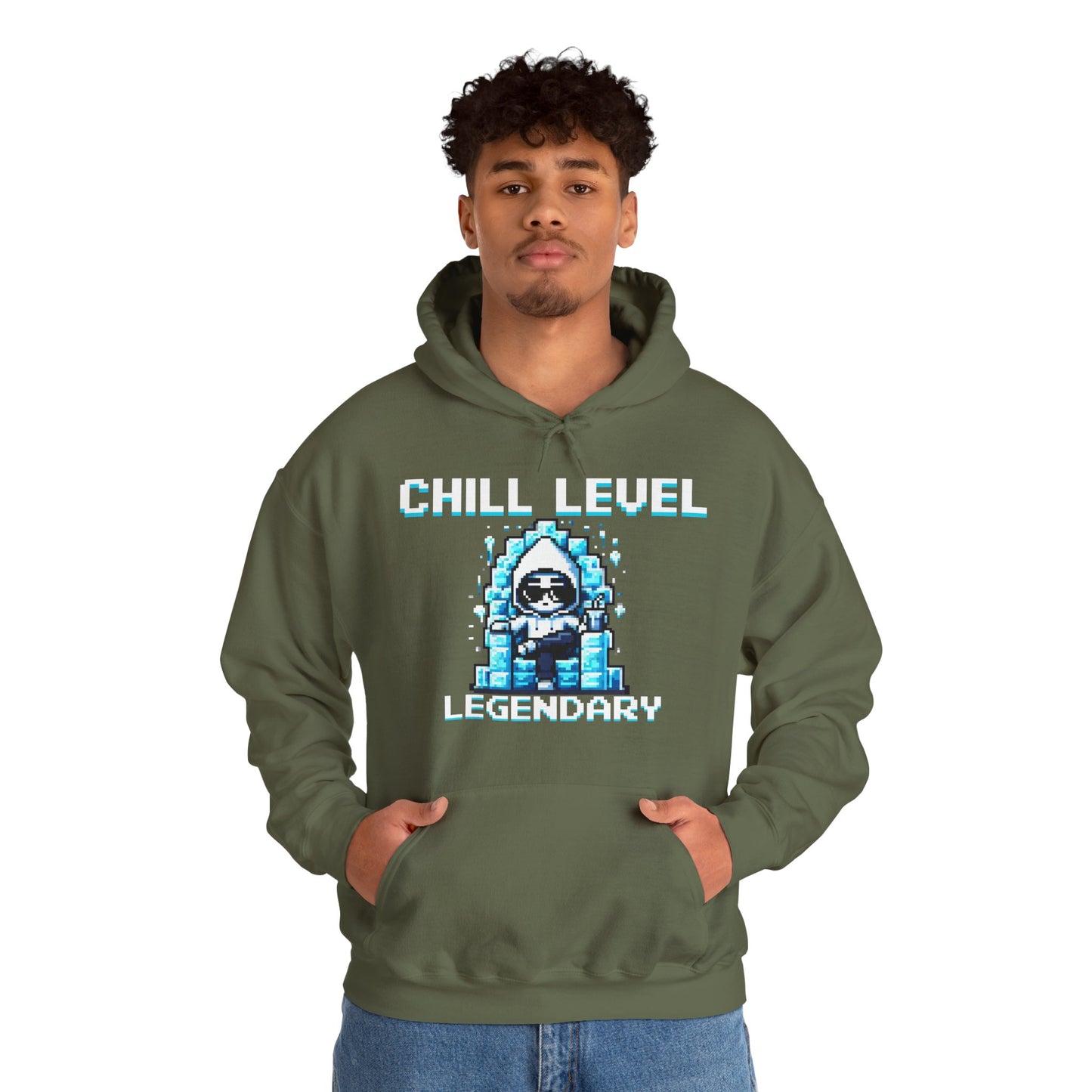 Frost-King Hoodie of Eternal Chill – “Chill Level: Legendary”