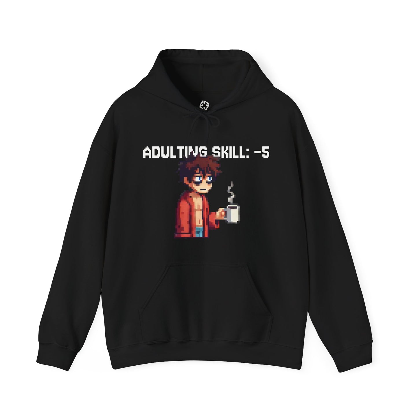 Daily Debuff Hoodie: -5 Adulting