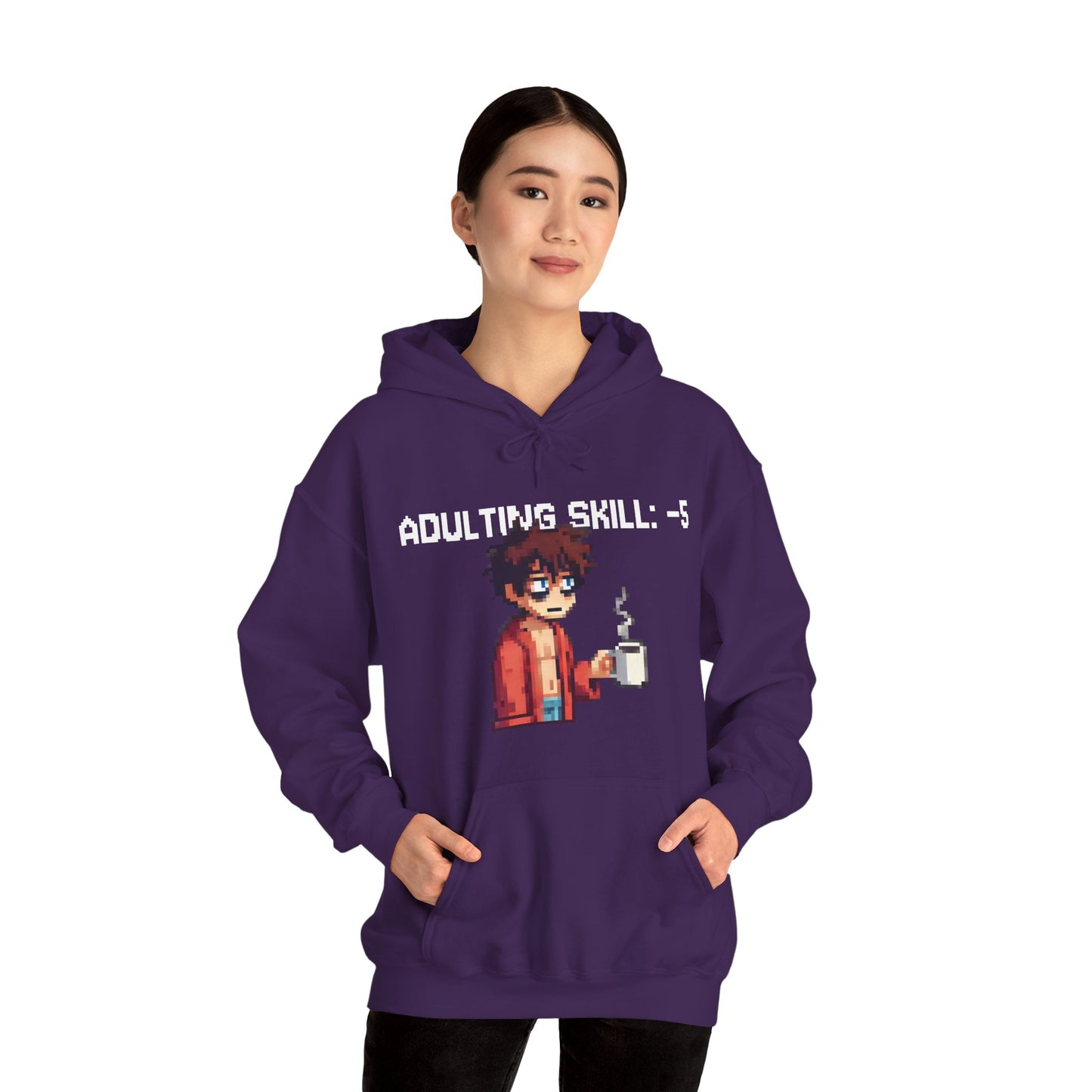Daily Debuff Hoodie: -5 Adulting