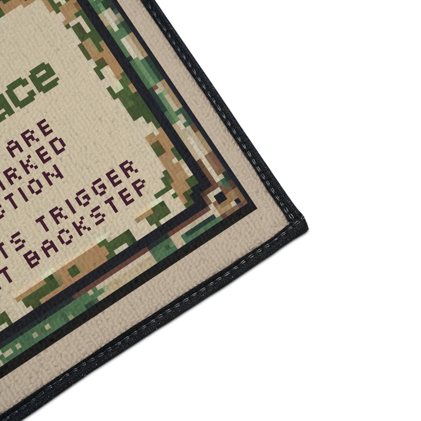 Circle of Peace – Personalized Doormat Tactical Entry Zone