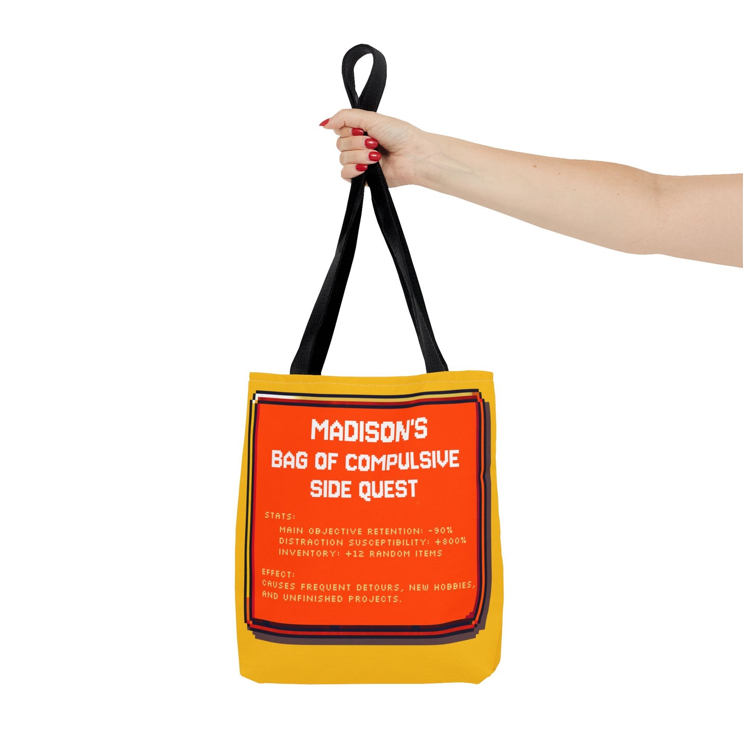 Bag of Compulsive Side Quest - Personalized with your NAME